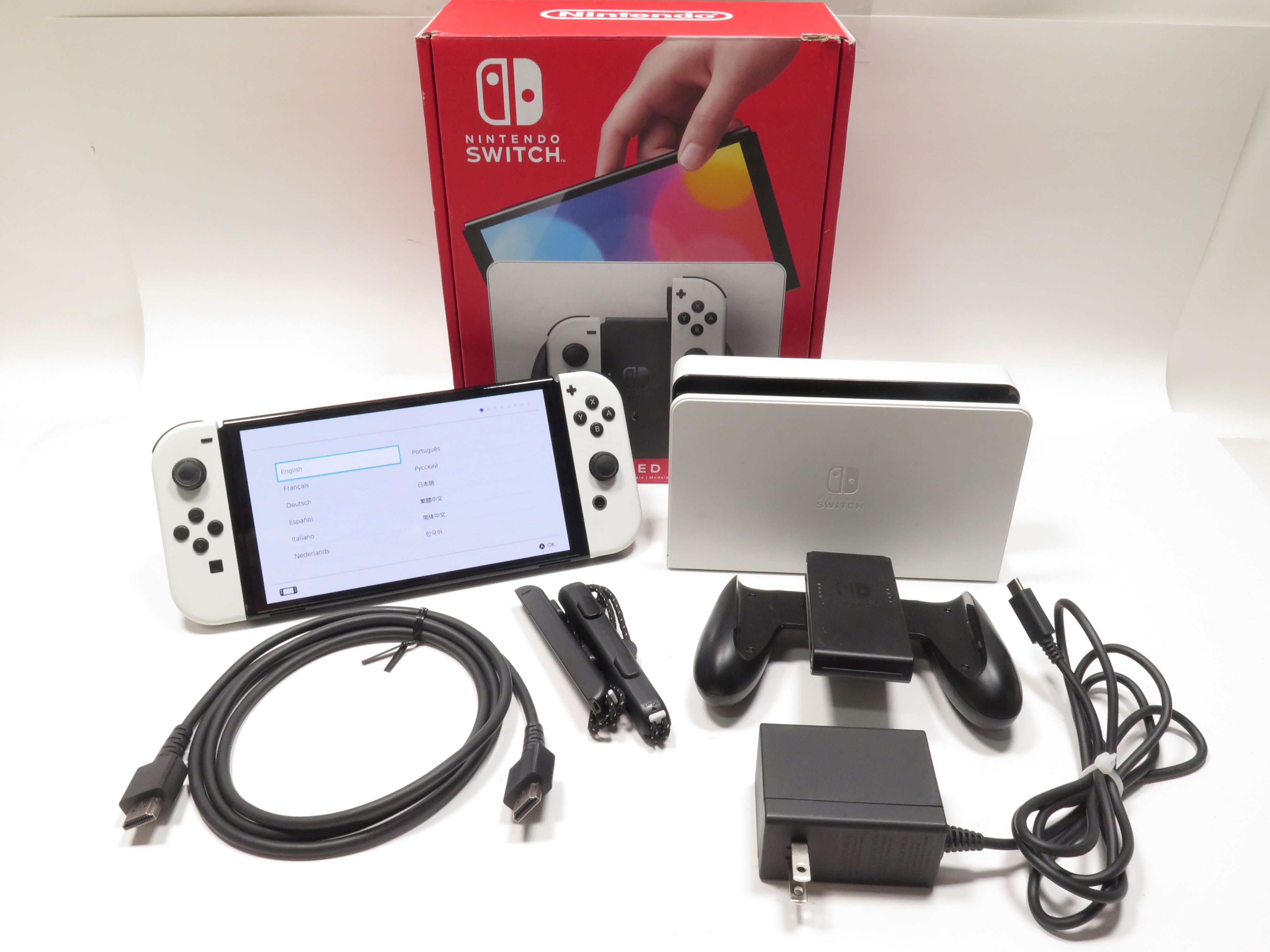 Nintendo HEG001 Switch OLED Handheld Touchscreen Video Game Console 4001