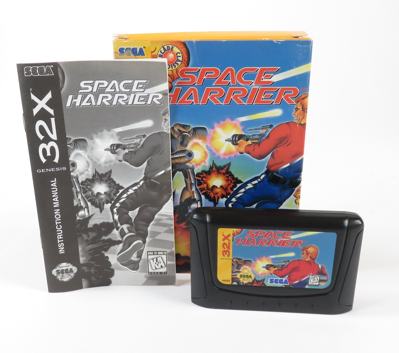 Space Harrier Video Game for the Sega 32X