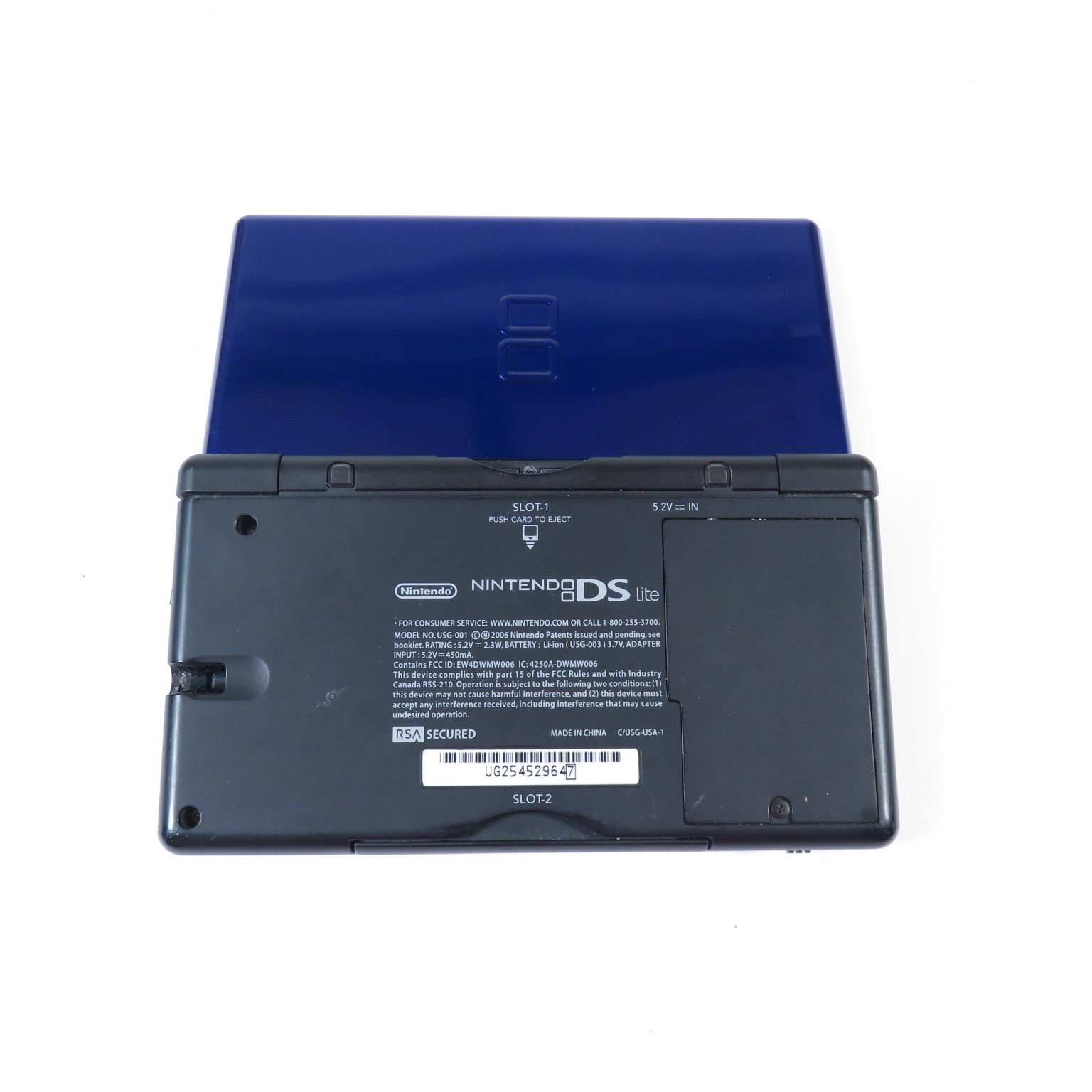 Nintendo DS Lite USG-001 Dual-Screen Touchscreen Handheld
