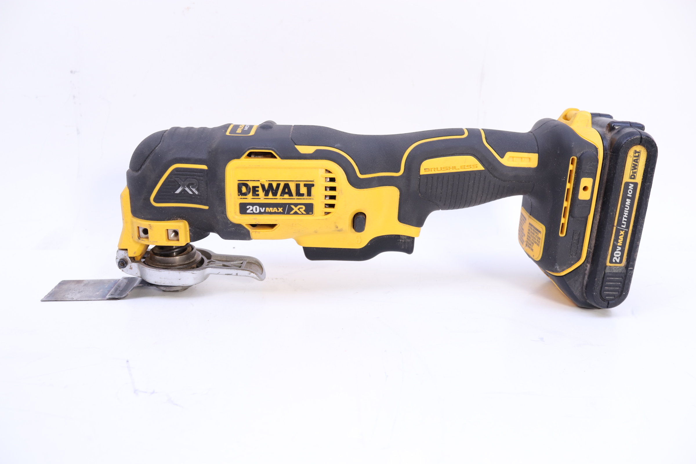 Obiokay Oscillating Multi-Tool For De-walt 20V Max Battery,Anti-vibration Cordless Oscillating Saw Kit With Blades,4° Oscillation,6-S Pwrosc45