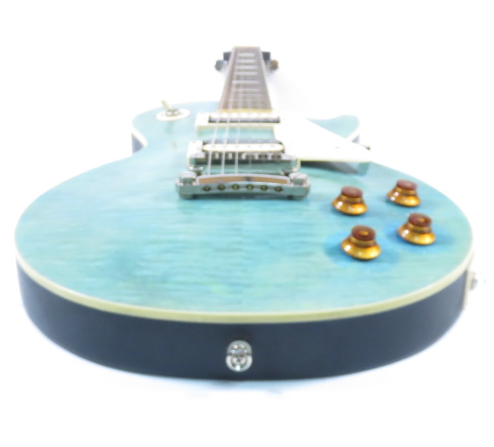 Epiphone LesPaul Traditional Pro Aqua 美品 Epiphone LesPaul Traditional Pro Aqua - メルカリ