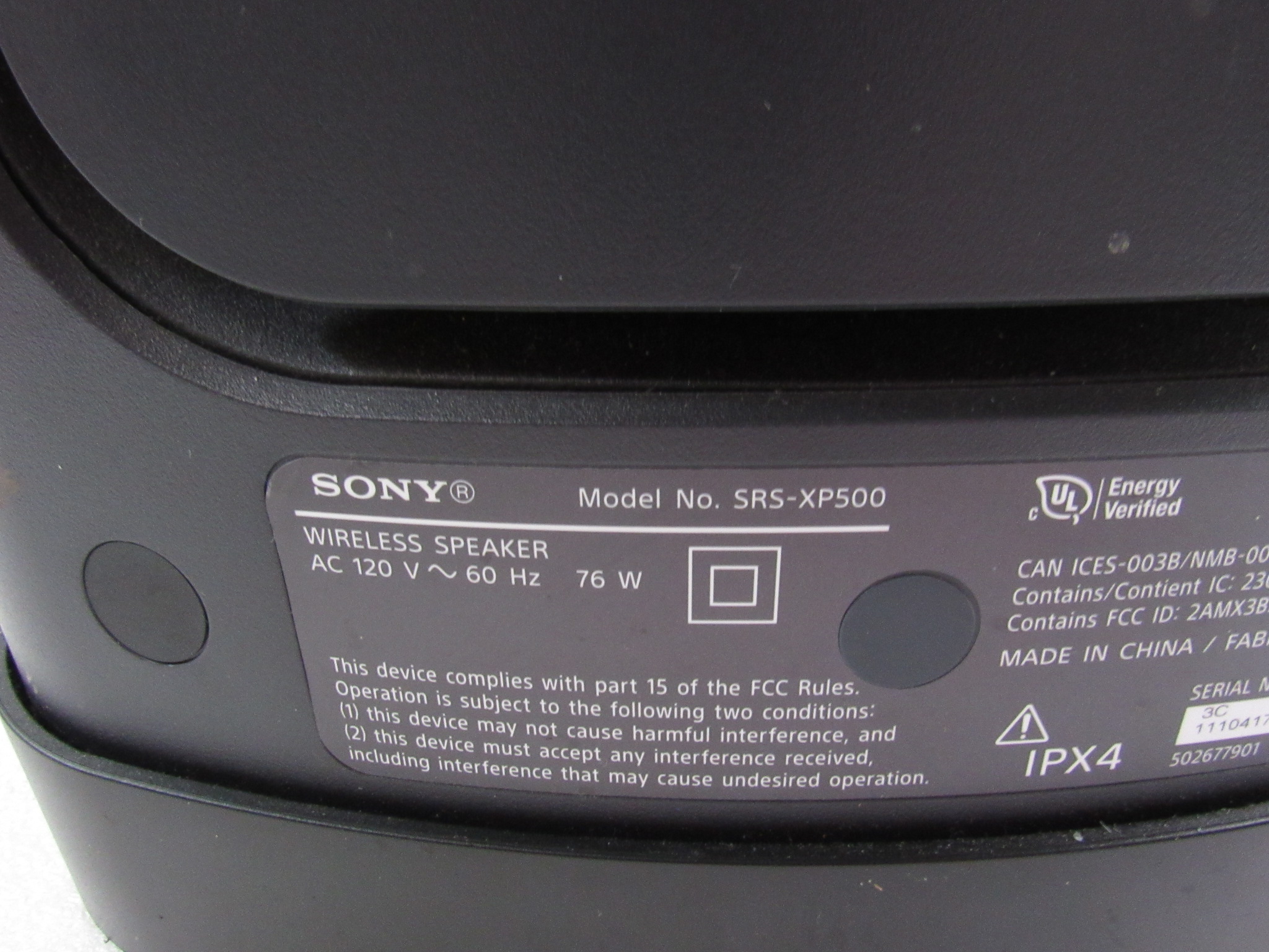 Sony SRS-XP500 X-Series Wireless Portable Karaoke Party-Speaker