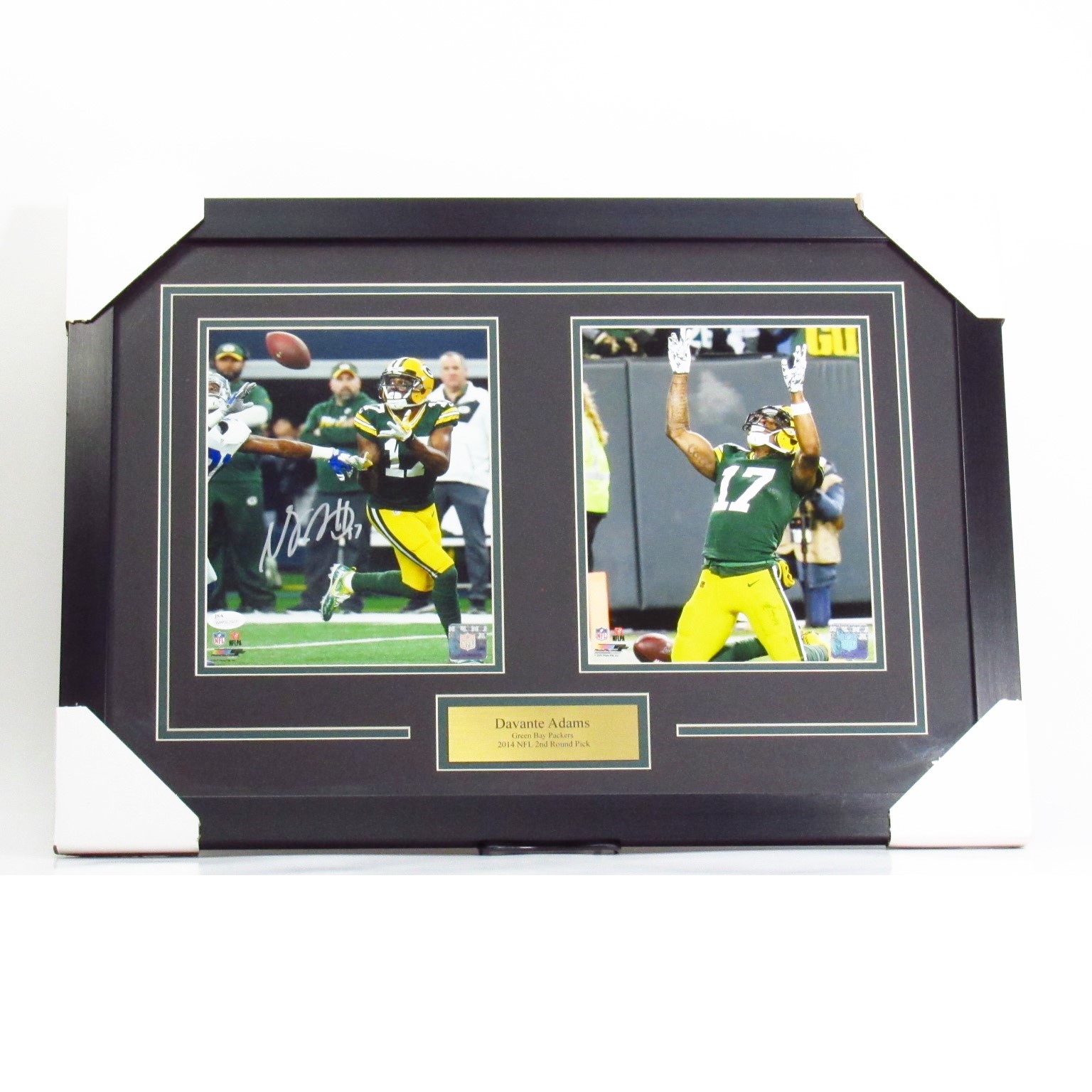 Green Bay Packers Davante Adams Autographed Framed Gree