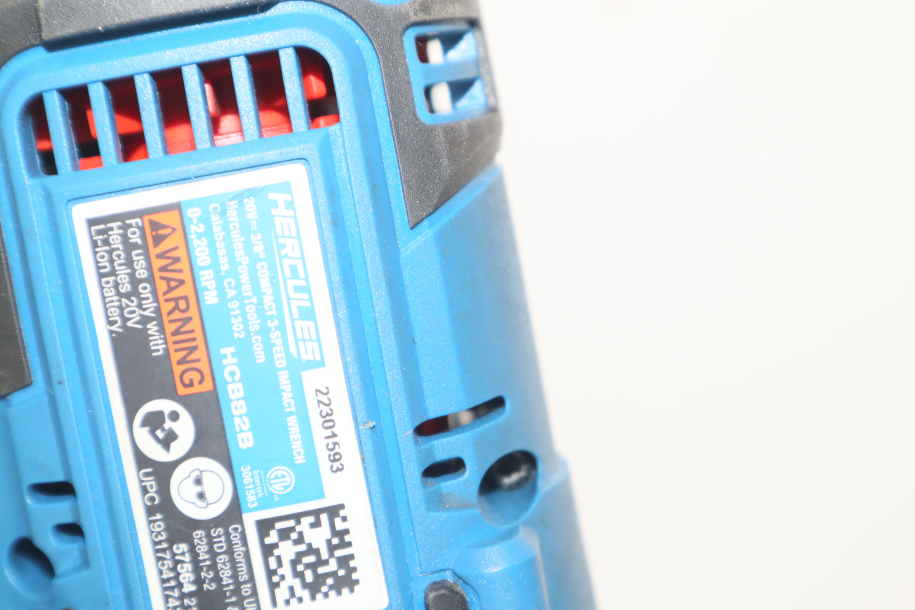 HERCULES HCB82B 20-Volt 3-Speed Brushless 3/8