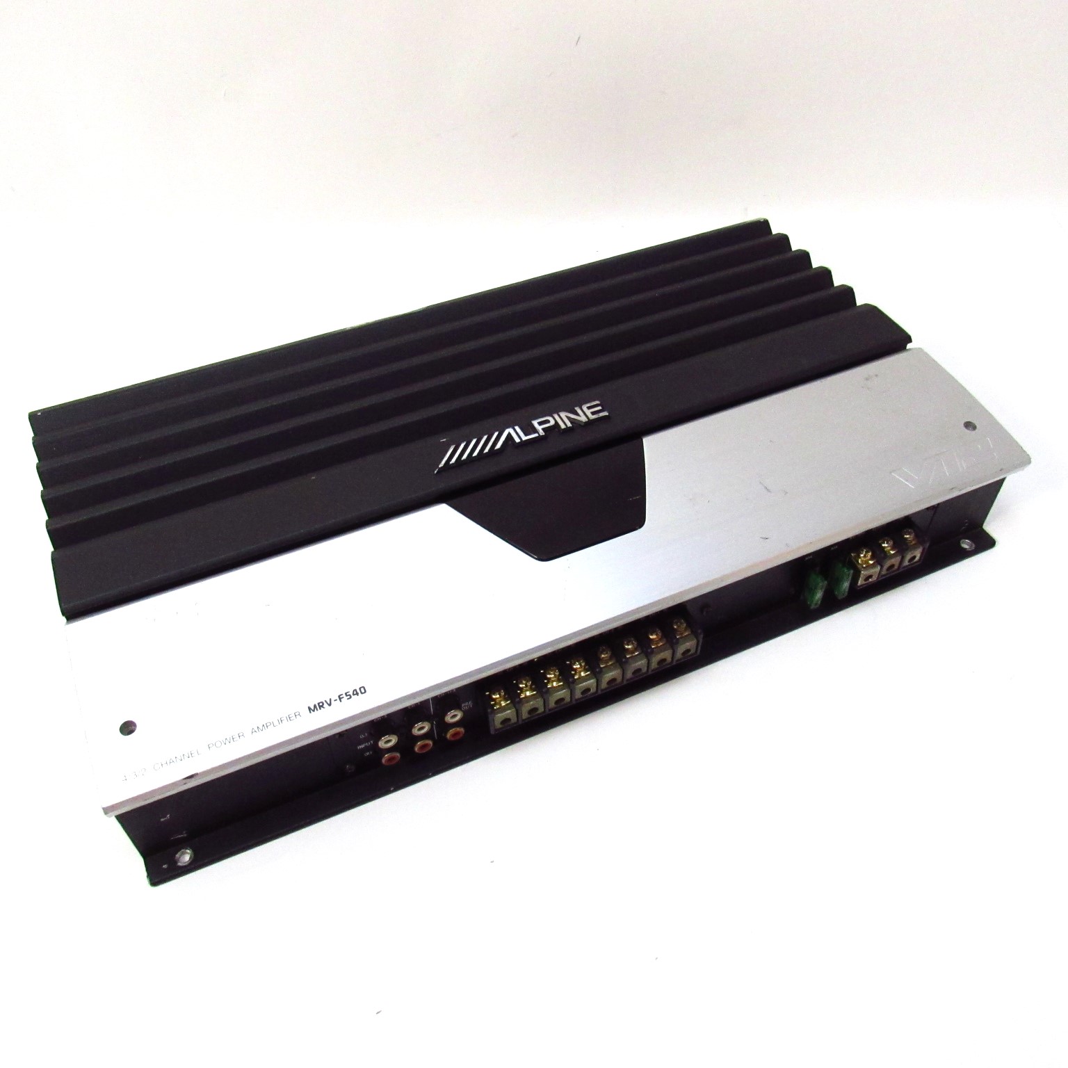 Alpine MRV-F540 4-Channel MOSFET Car Audio Amplifier Alpine MRV-F540 4-Channel MOSFET Car Audio Amplifier