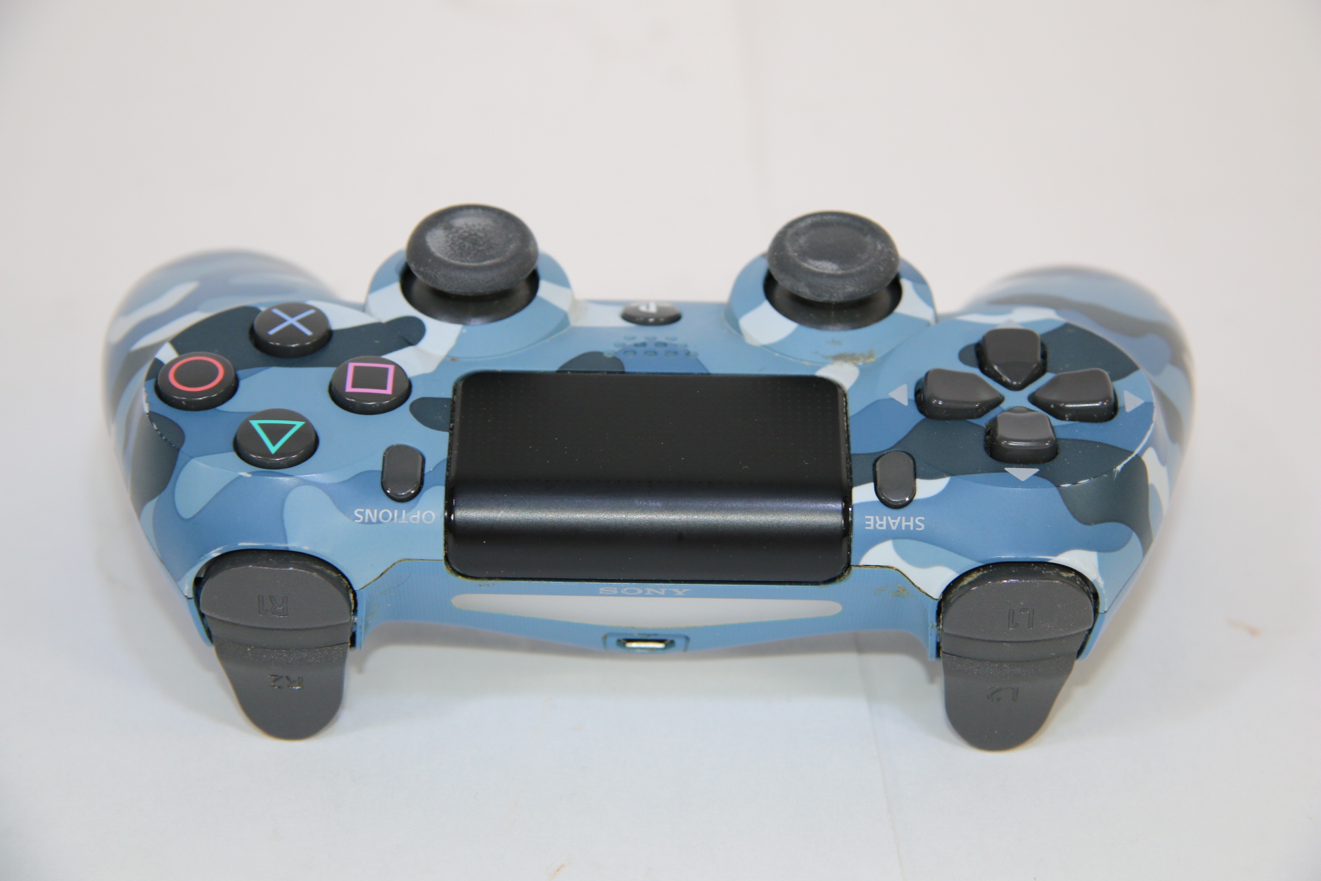 Sony Cuh Zct U Playstation Ps Dual Shock Wireless Controller Blue