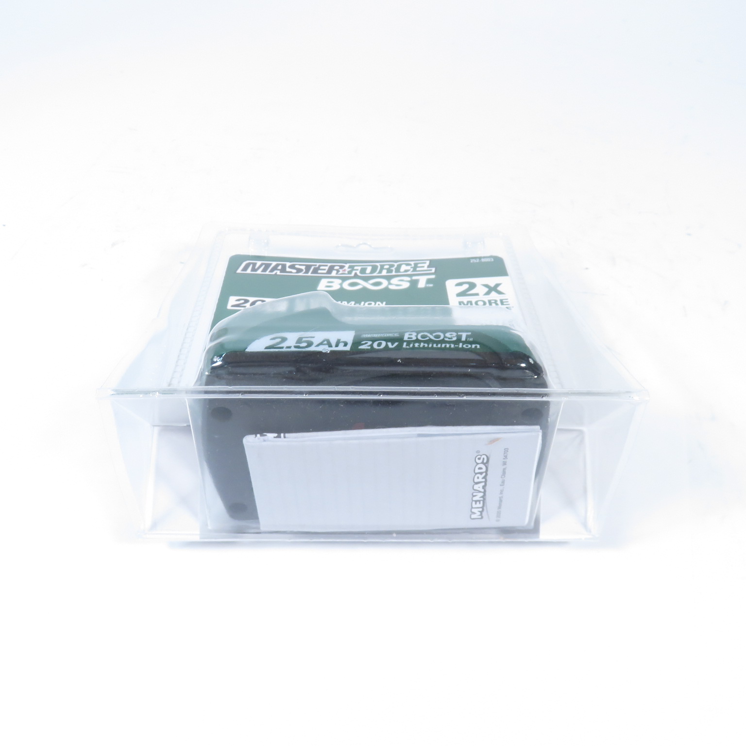 Masterforce 2528003 Boost 20Volt LithiumIon Lightweight 2.5Ah
