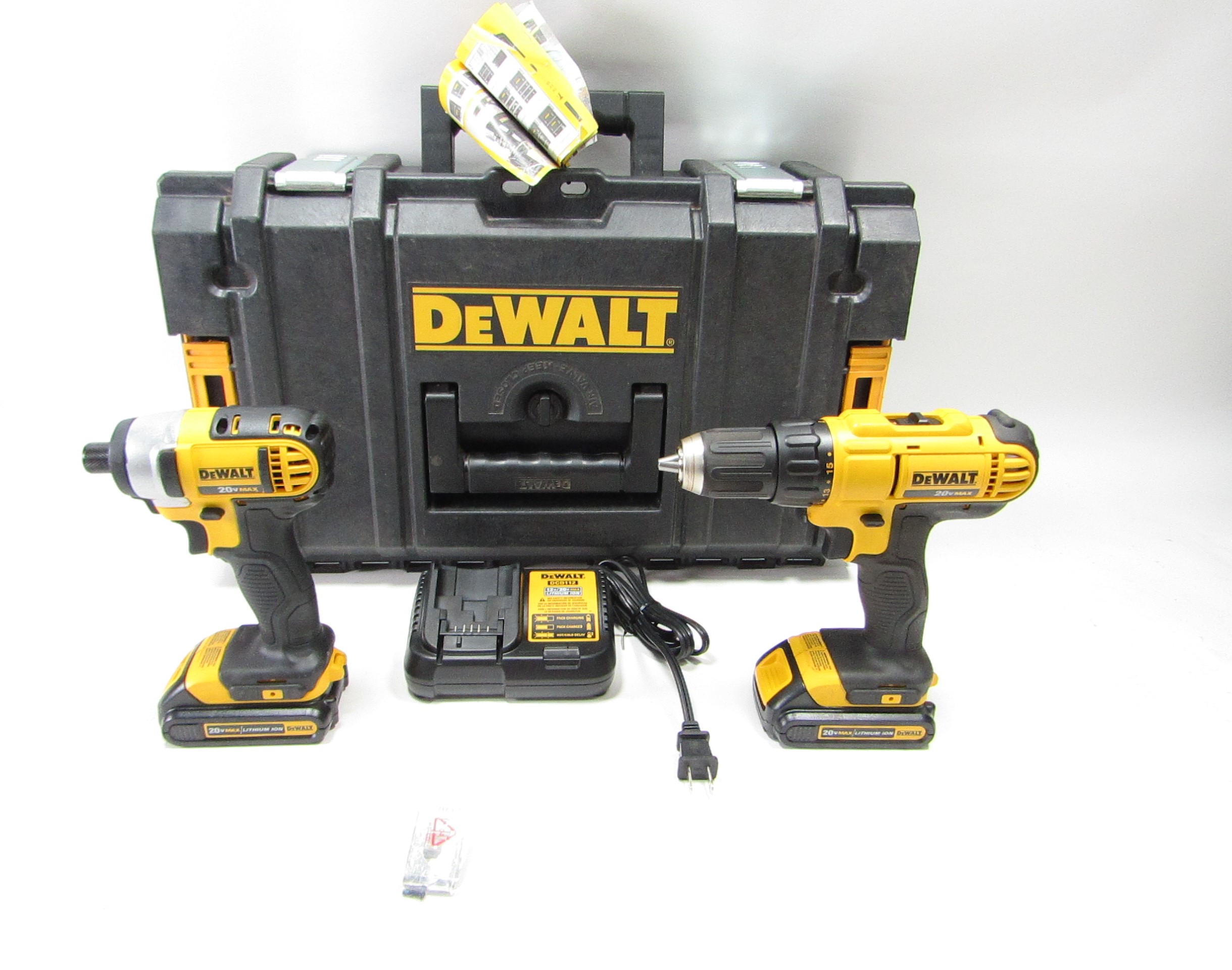 DeWALT 20V MAX DCD771 1 2 Drill Driver DCF885 1 4 Impact Driver 2 Tool Set
