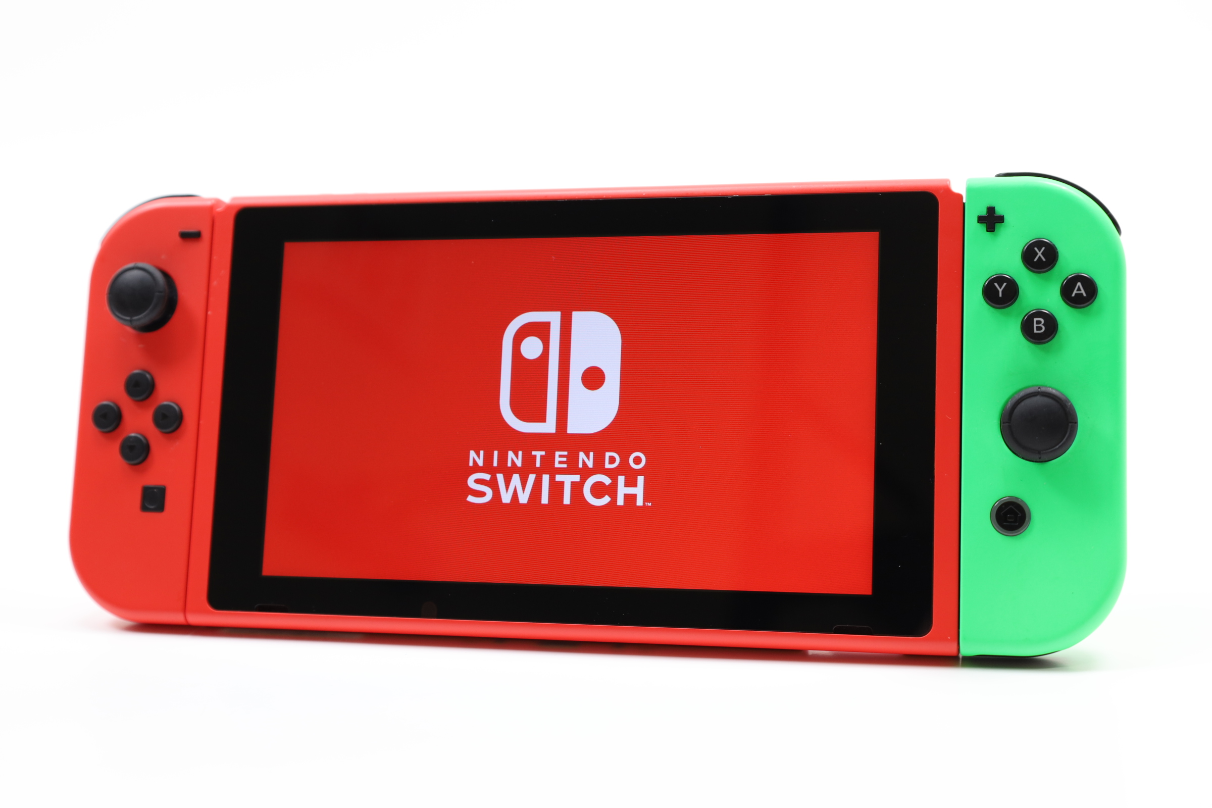 Nintendo Switch HAC-001(-01) 32GB Video Game System - Mario Red & Blue ...