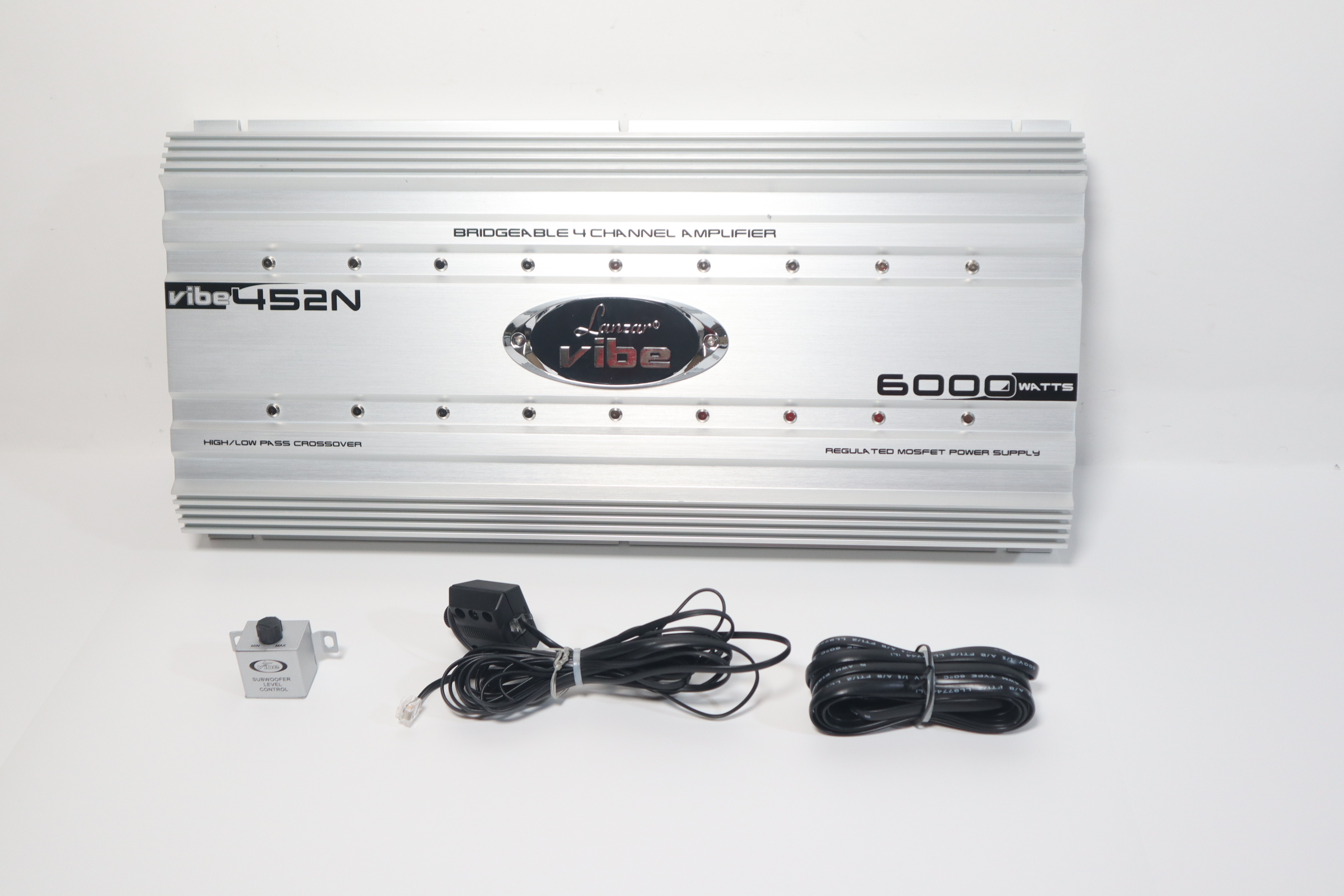 Lanzar Vibe VIBE452N 6000-Watts Bridgeable 4-Channel Mosfet