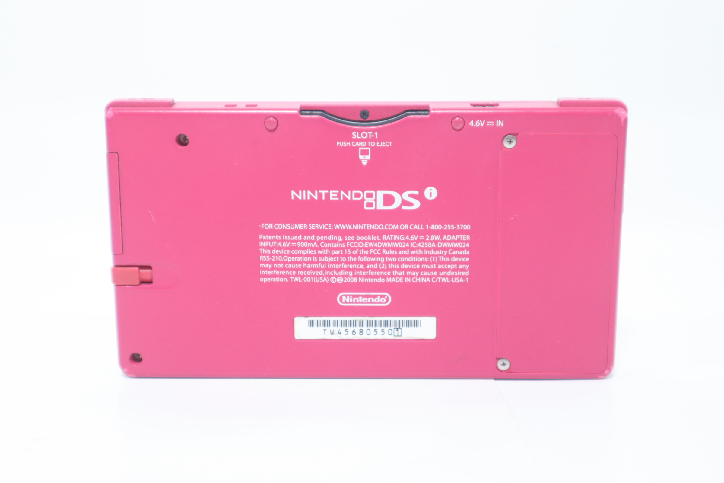 Nintendo DSi TWL-001 Pink 3.25