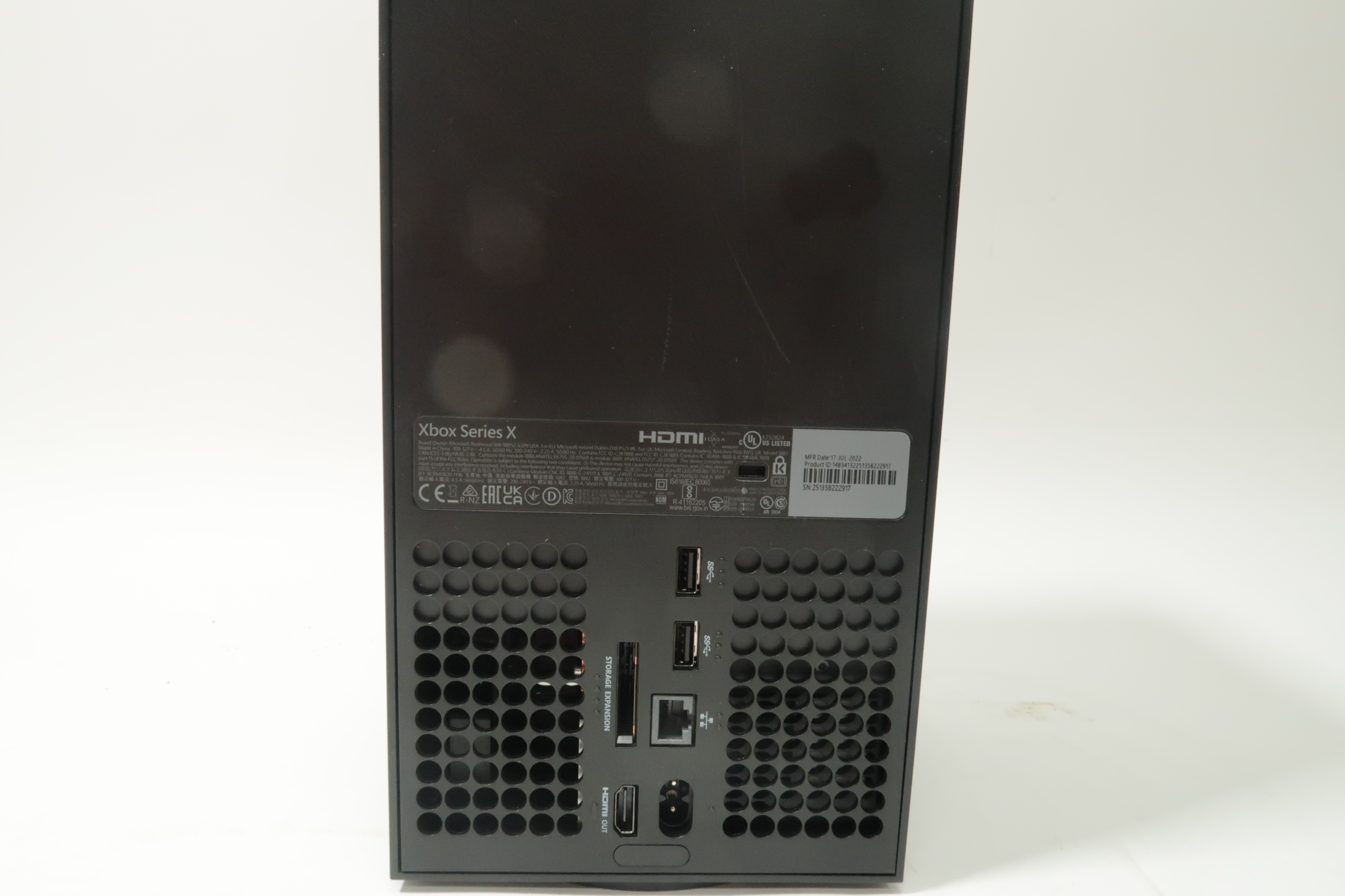 Microsoft Xbox Series X 1882 4K 1TB SSD Black Body Home Video Game ...