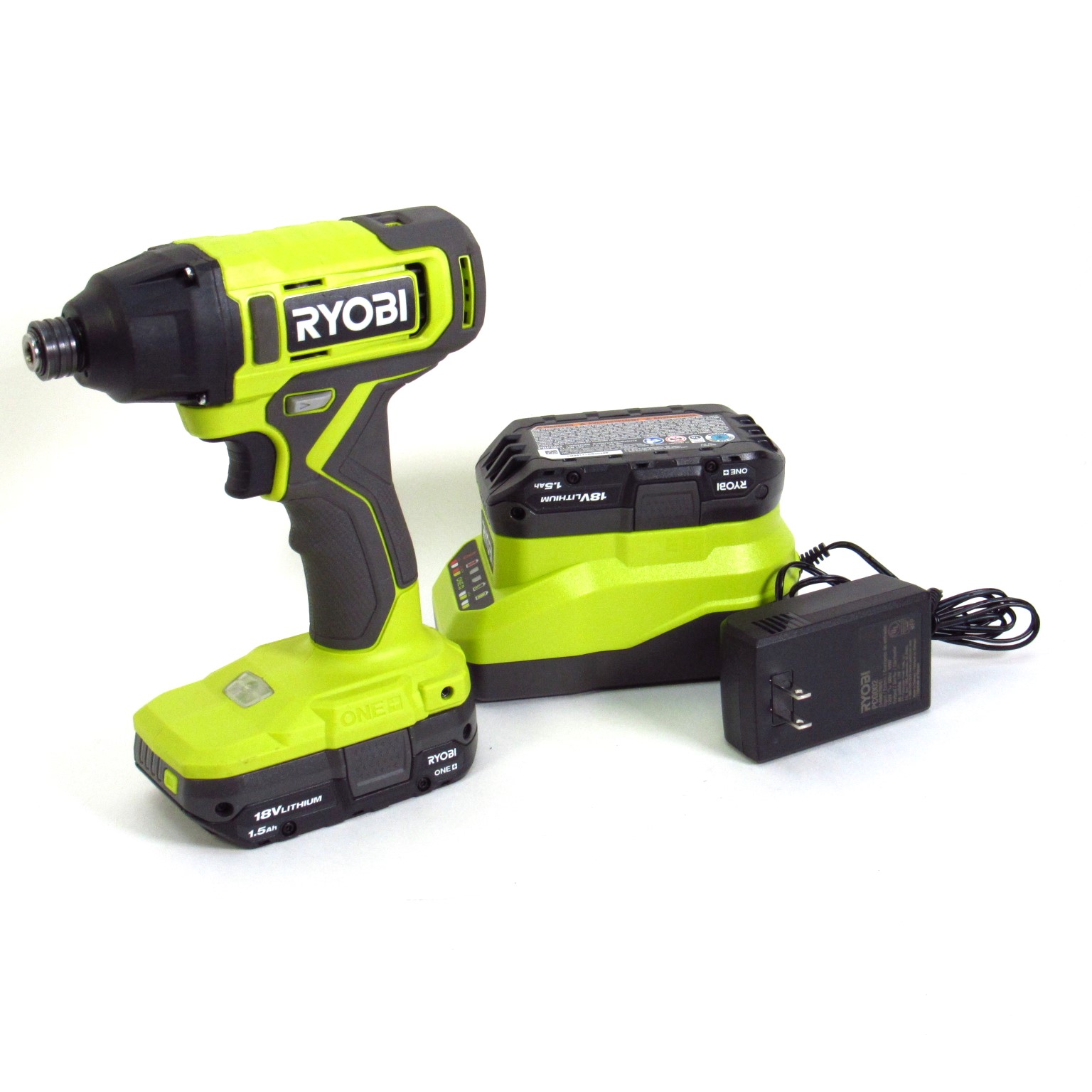Ryobi PCL235 18V Lithium-ion 1/4'' Drive Cordless Impact Driver Kit