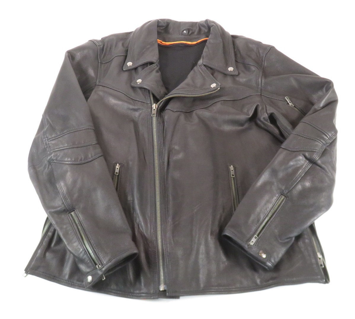 Unisex Premium Leather Shirt Size 2024 XL