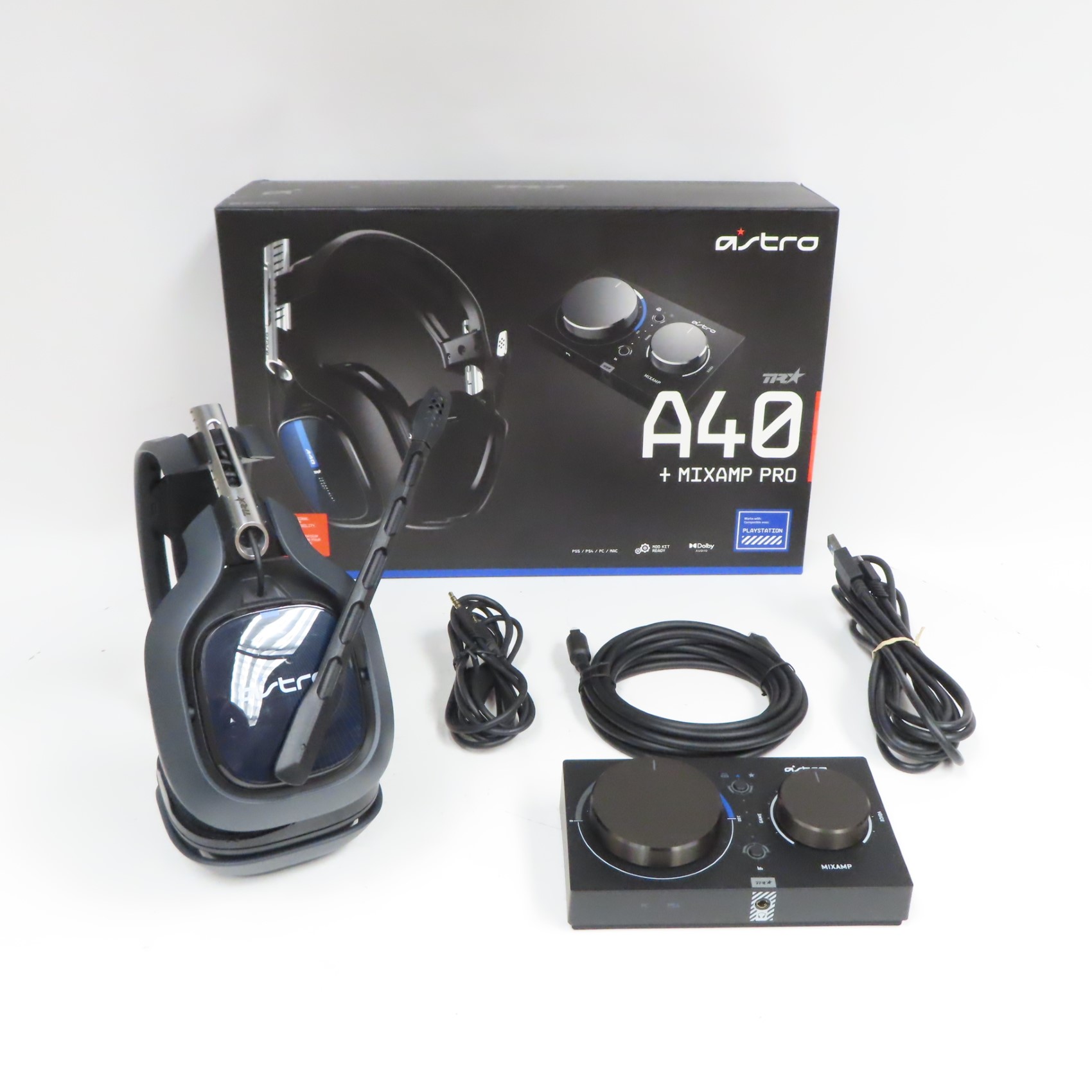 Gaming headsets with online mixamps