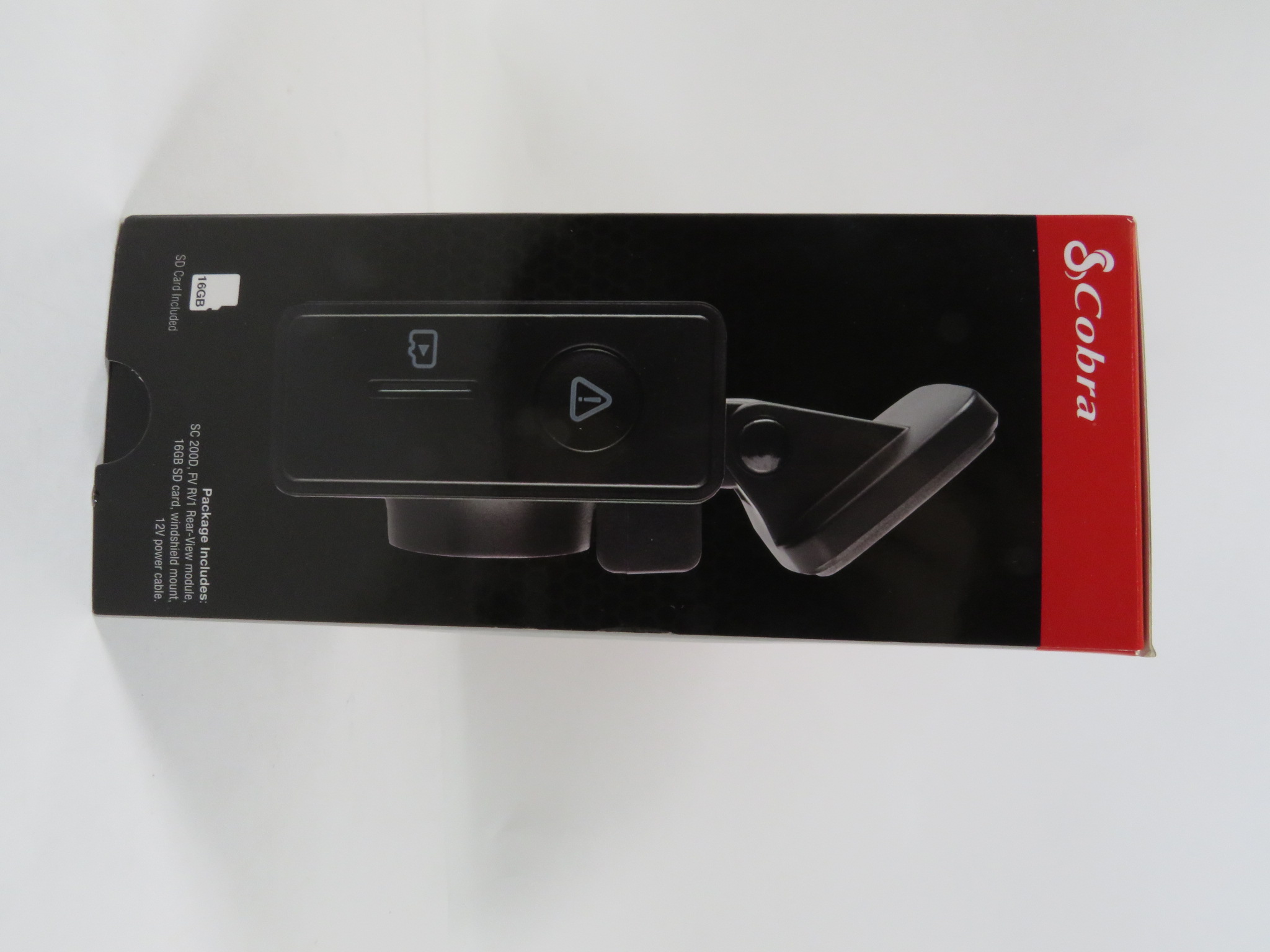 Cobra SC200D 3" LCD Screen DualView Smart Dash Cam