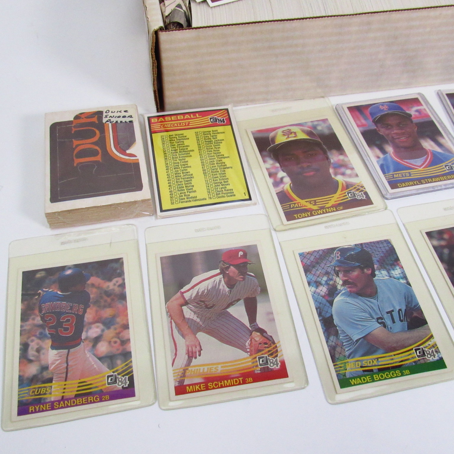Donruss 1984 Major League Baseball Trading Cards