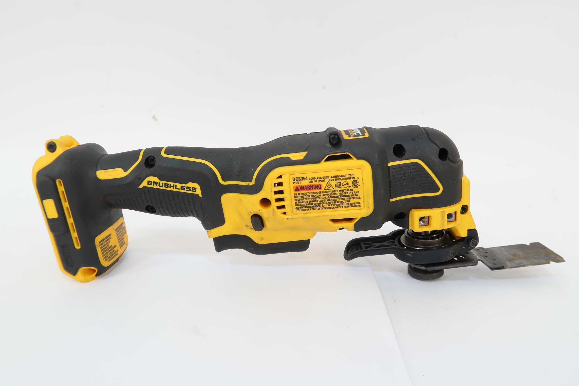 DeWalt DCS354 ATOMIC 20V MAX Brushless Cordless Oscillating Multi-Tool