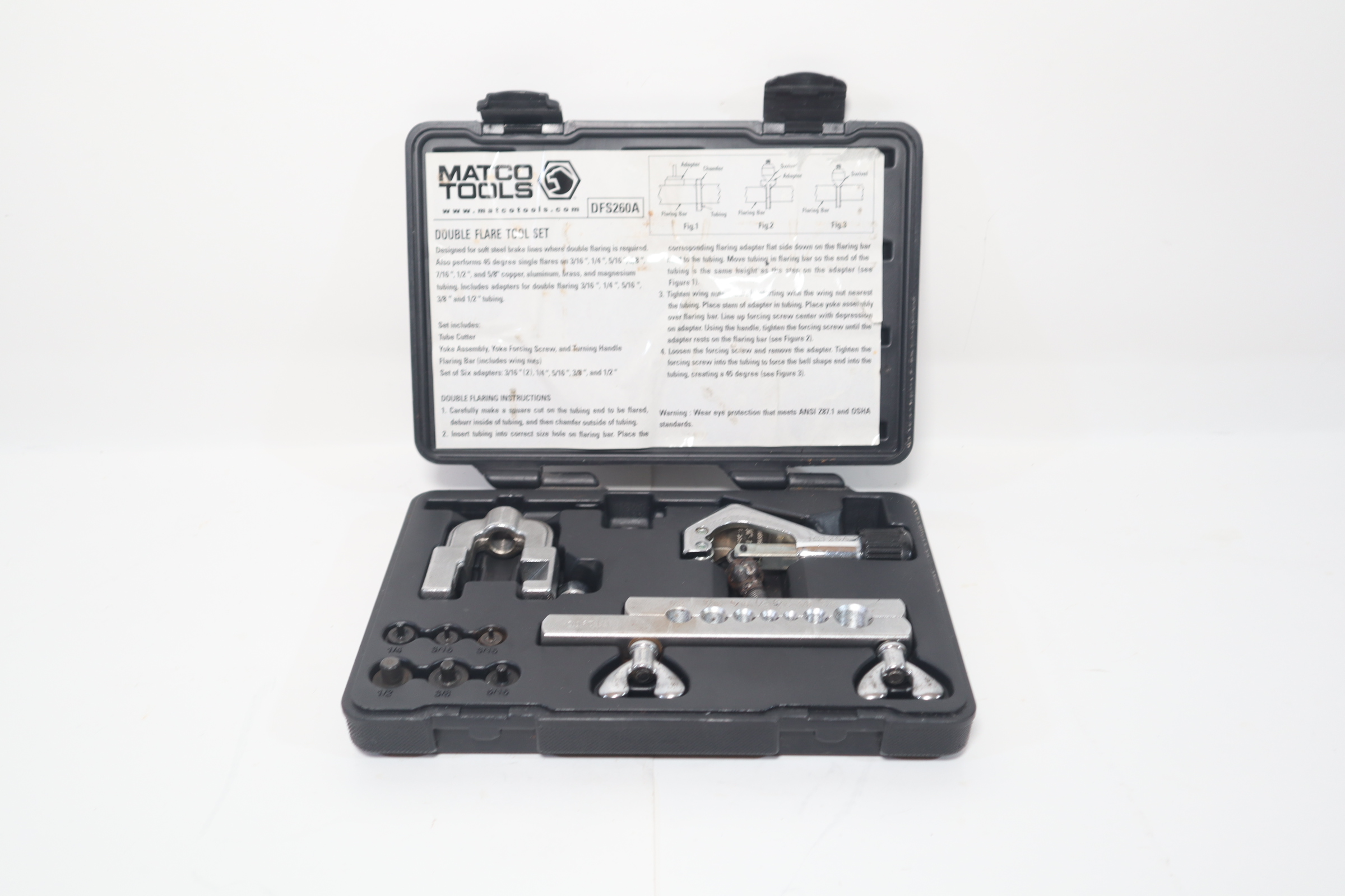 MATCO Tools DFS260A Double Flare Tool Set