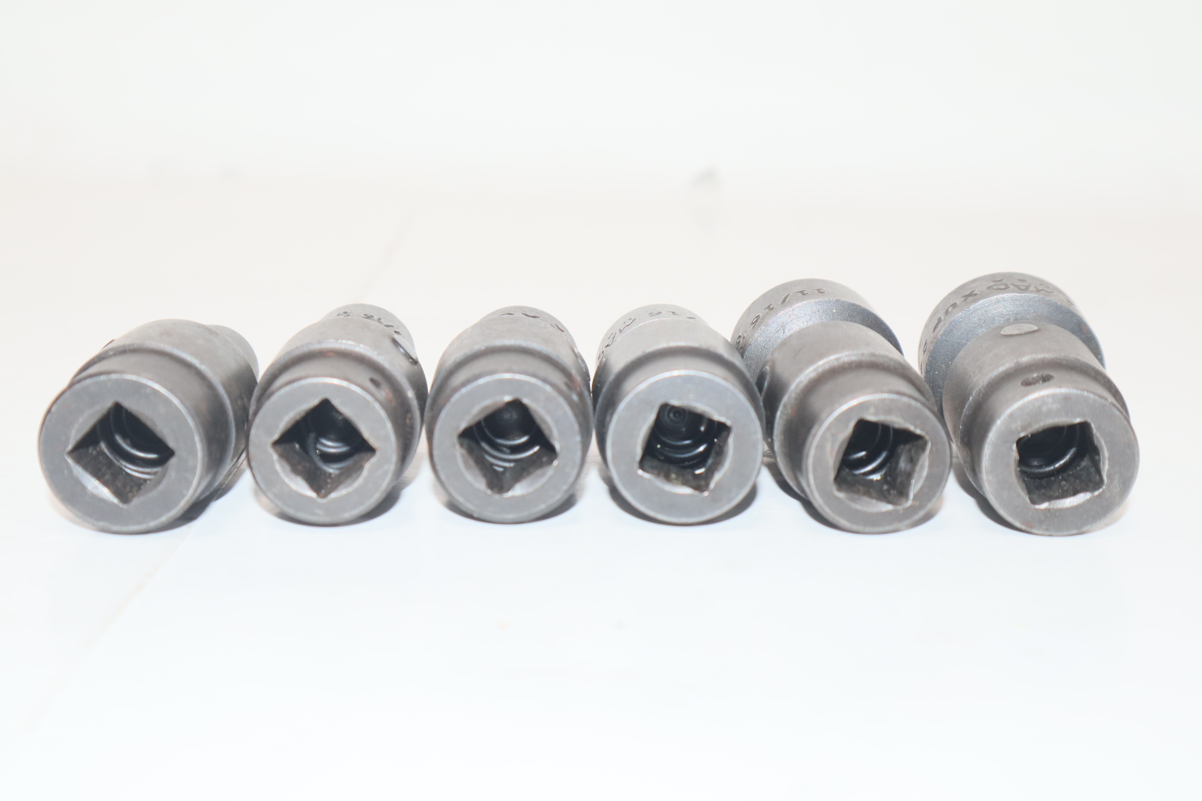 T&E Tools 7pc 3/8” Drive SAE Universal Socket Set – 12 Point, TE-93806