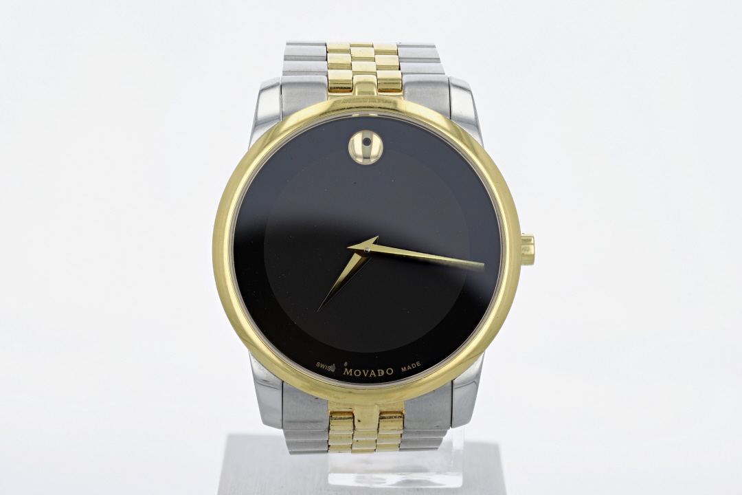 Men's Museum Classic Black & Gold Watch