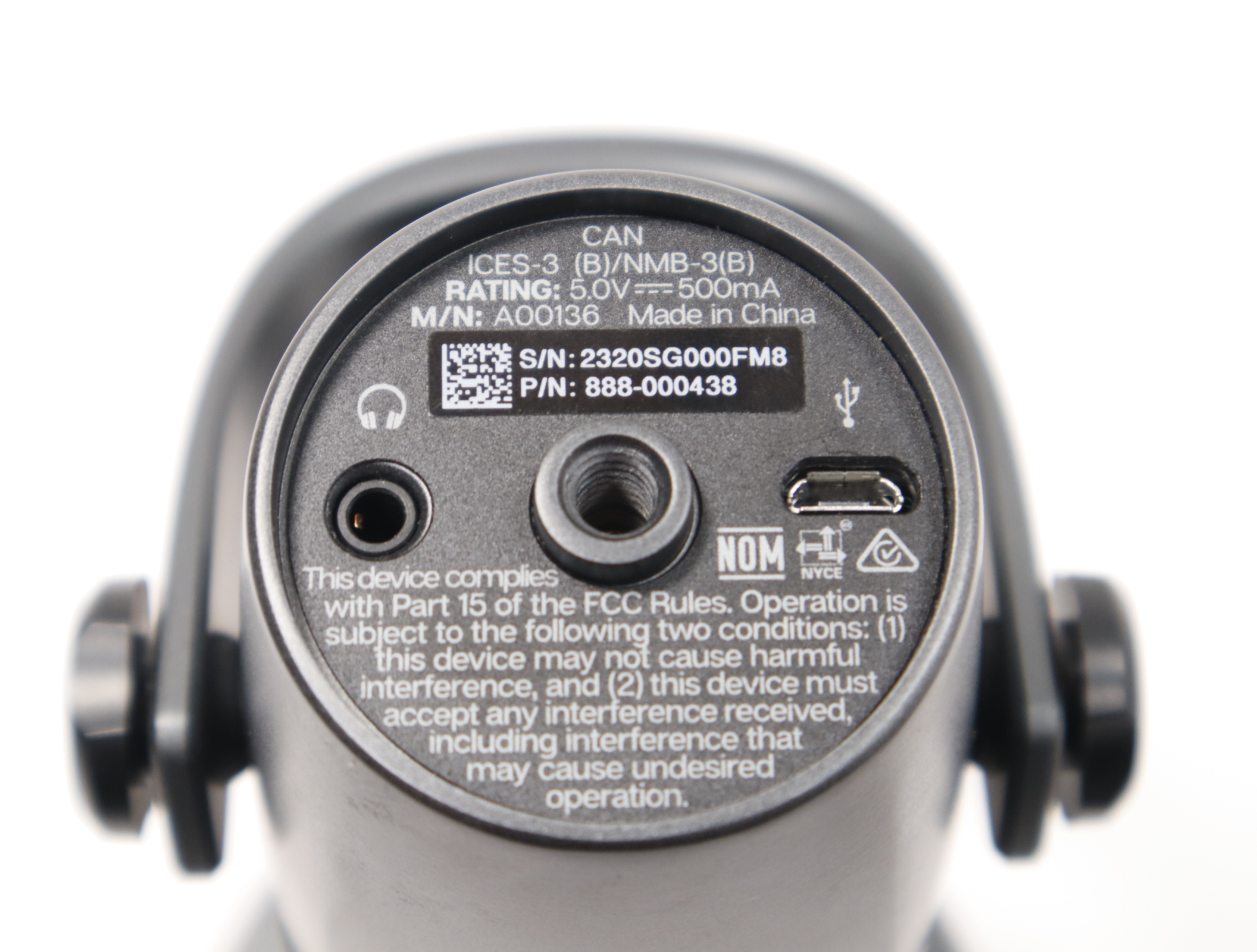 Blue Yeti Nano Wired USB Condenser Microphone Gray Cardioid Pattern