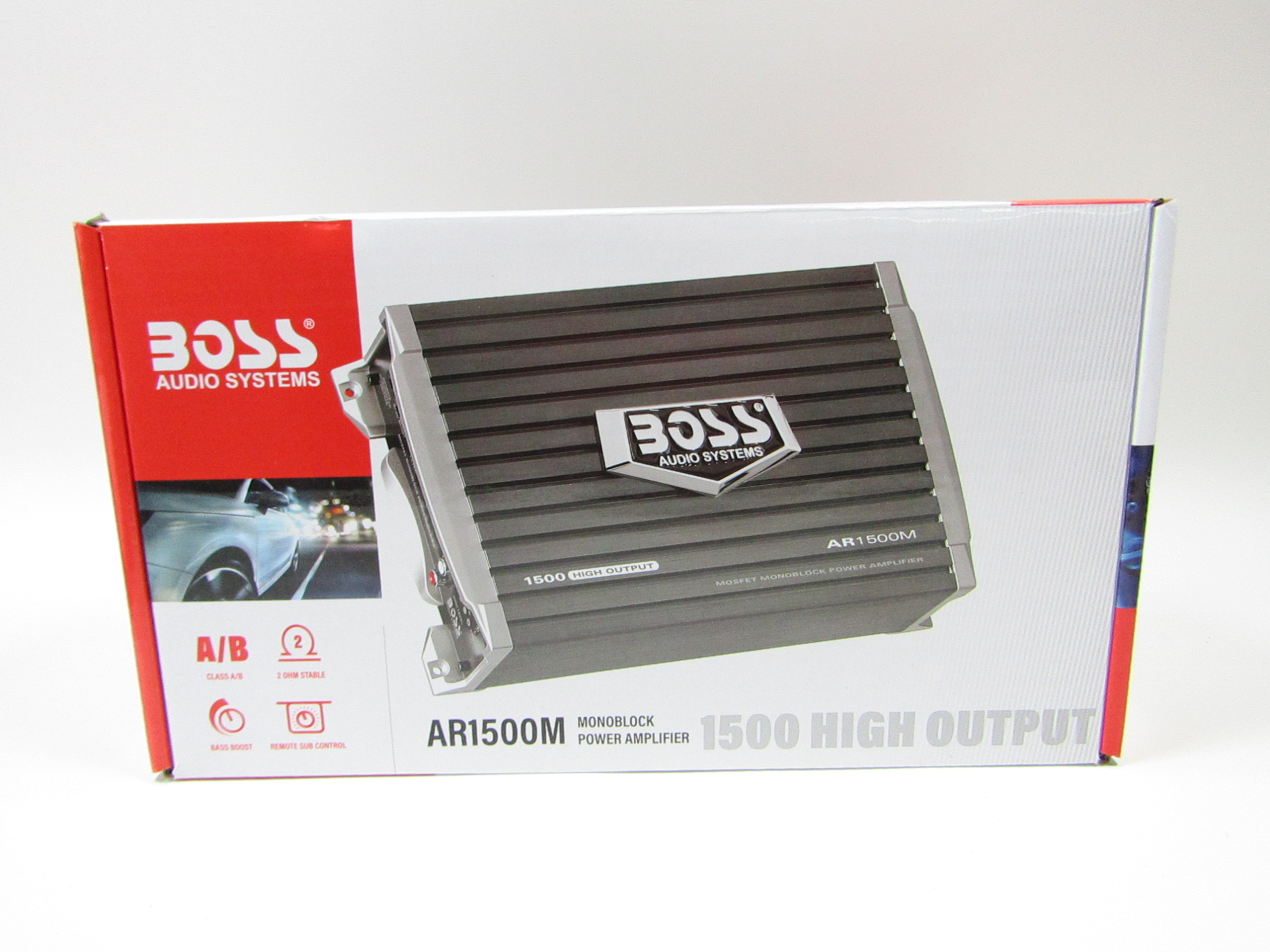 Boss AR1500M 1500 Watt High Output A/B Monoblock Car Amplifier