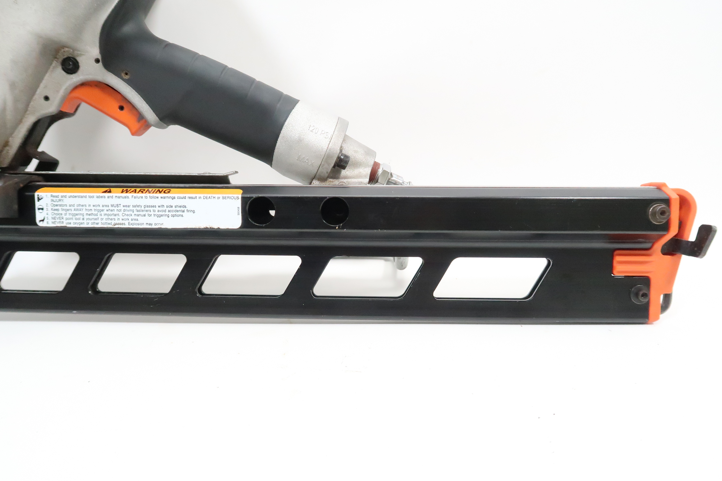 Paslode F350s Pneumatic 31/2 in. 30Degree ClippedHead Framing Nailer