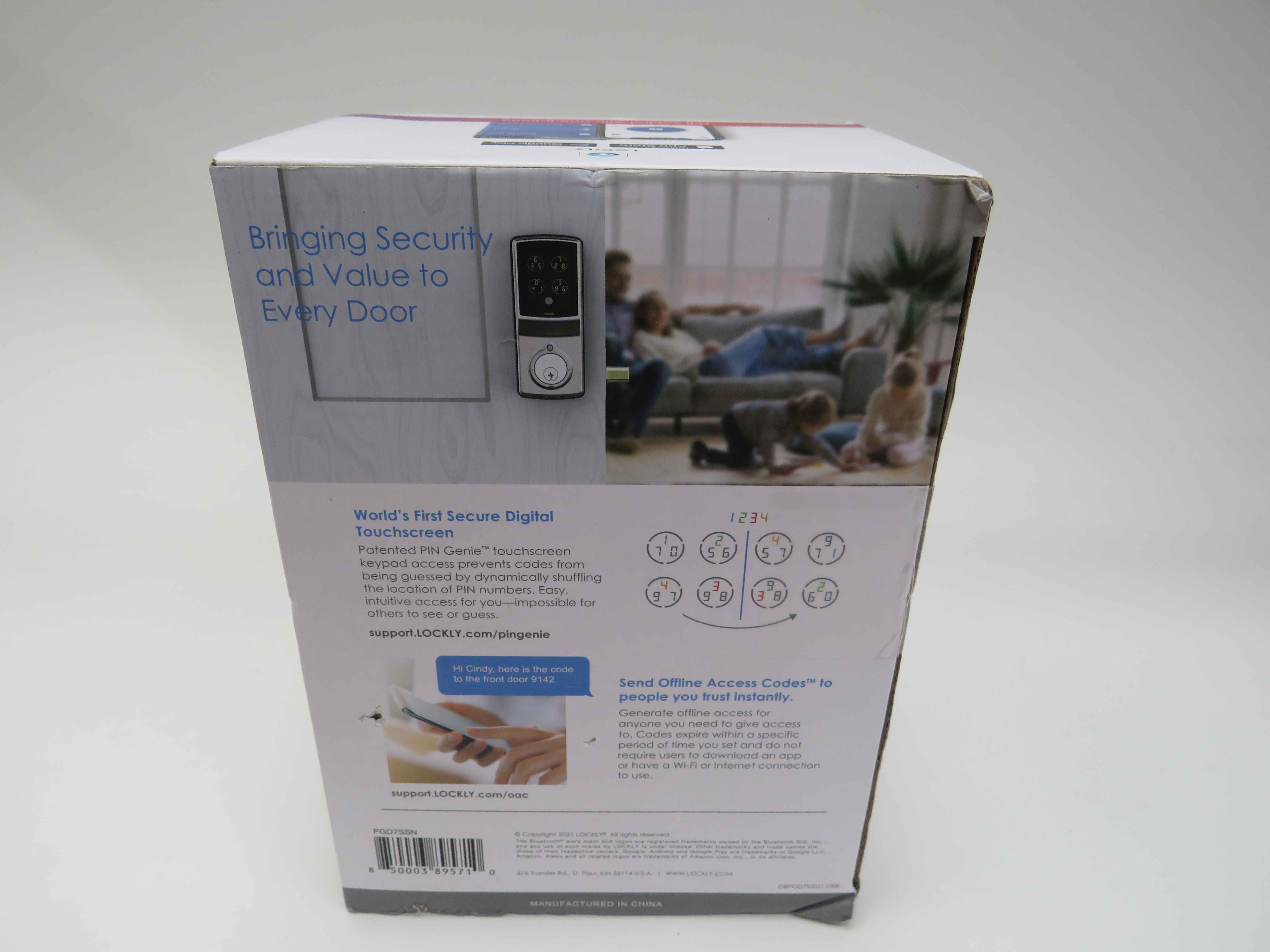 Lockly Model 7S Deadbolt Edition Advanced Smart Lock