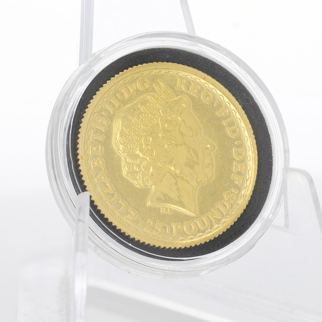 2014 Queen Elizabeth II 25 Pounds Gold Coin 1/4 oz 999.9 Fine Gold UK Sealed