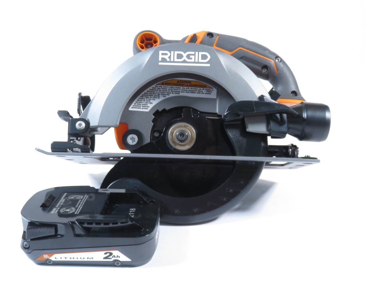 RIDGID P8655 18Volt LithiumIon 61/2Inch Cordless Compact Circular Saw