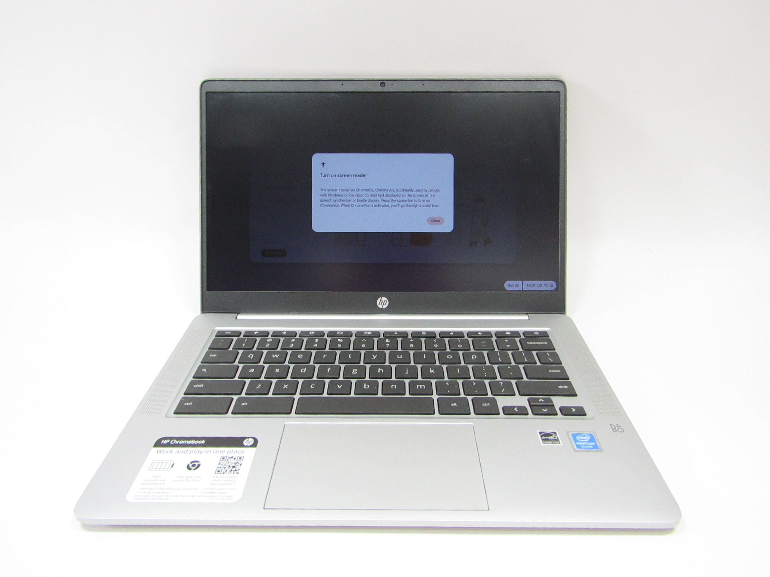 HP Chromebook 14a-na0131wm Pentium Silver N5030 1.1GHz 4GB Ram