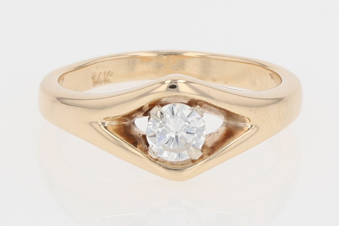 Gold ring with brilliants 0,30 ct - fineness 14 K - Ref No 151.321 / Apart