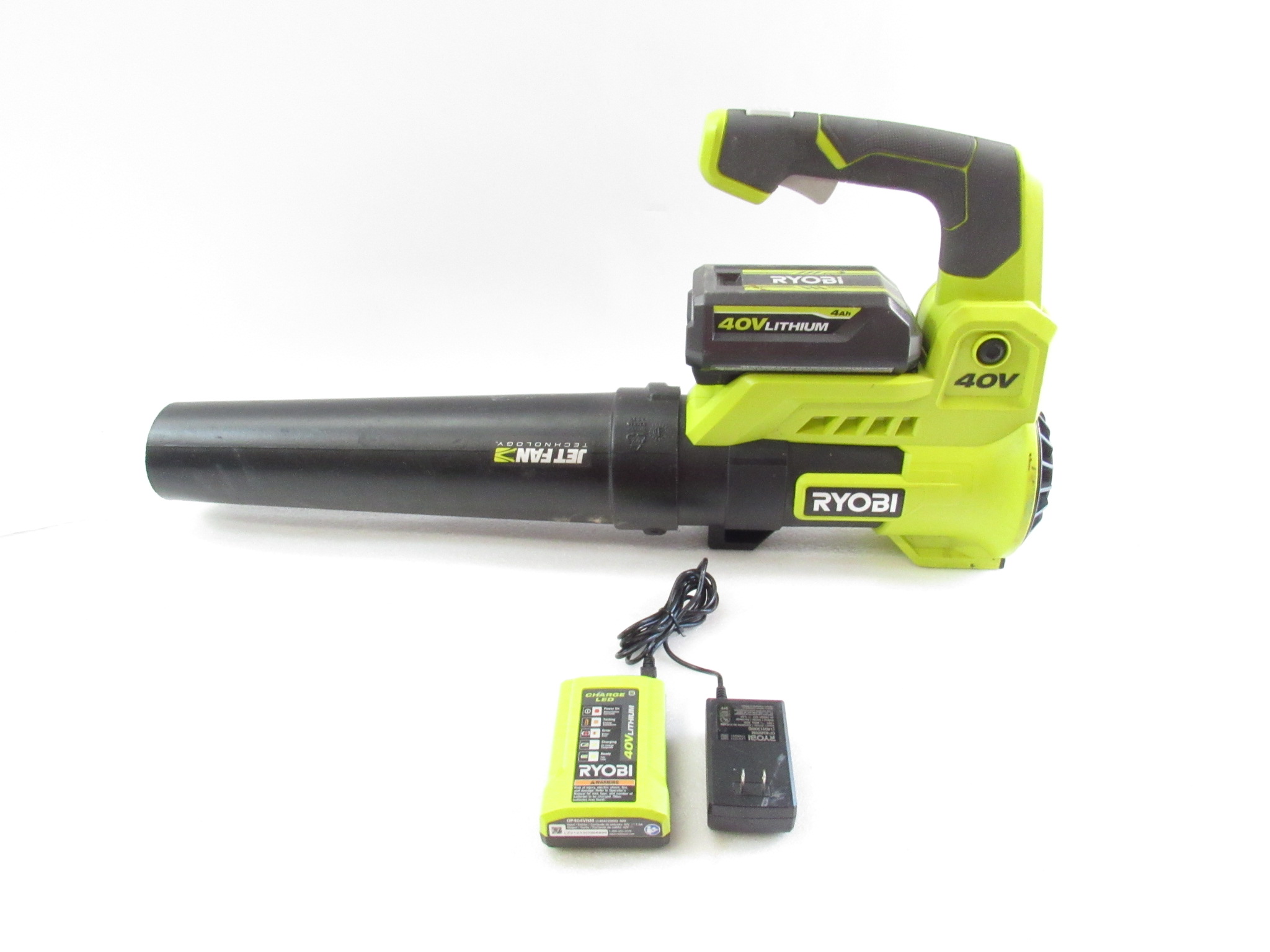 Ryobi RY40480 40V 110 MPH 525 CFM Cordless Variable-Speed Jet Fan