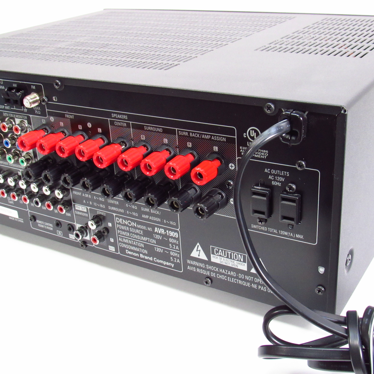 Denon AVR1909 7.1Channel Home Theater AV Receiver Local PickUp Only