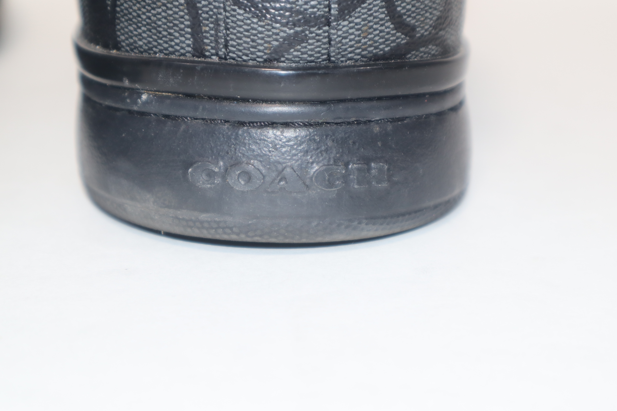 COACH
黒と白のチェック柄バックパック Coach G4949 CQ/BK 10011275JAX Charcoal/Black Size 12 Men's