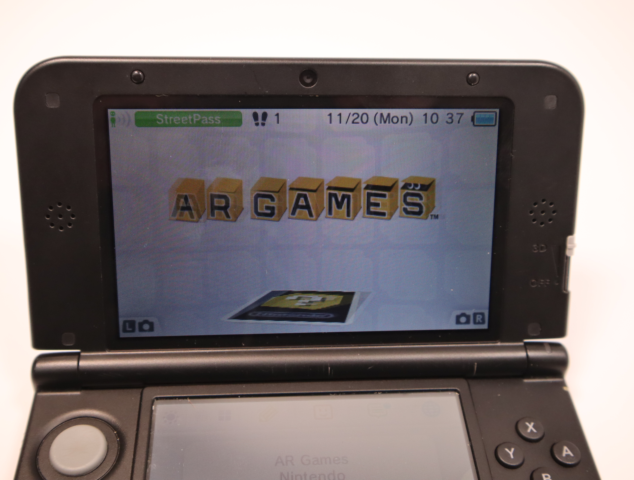 Nintendo 3DS XL SPR-001 Handheld Video Game System Blue/Black 0227