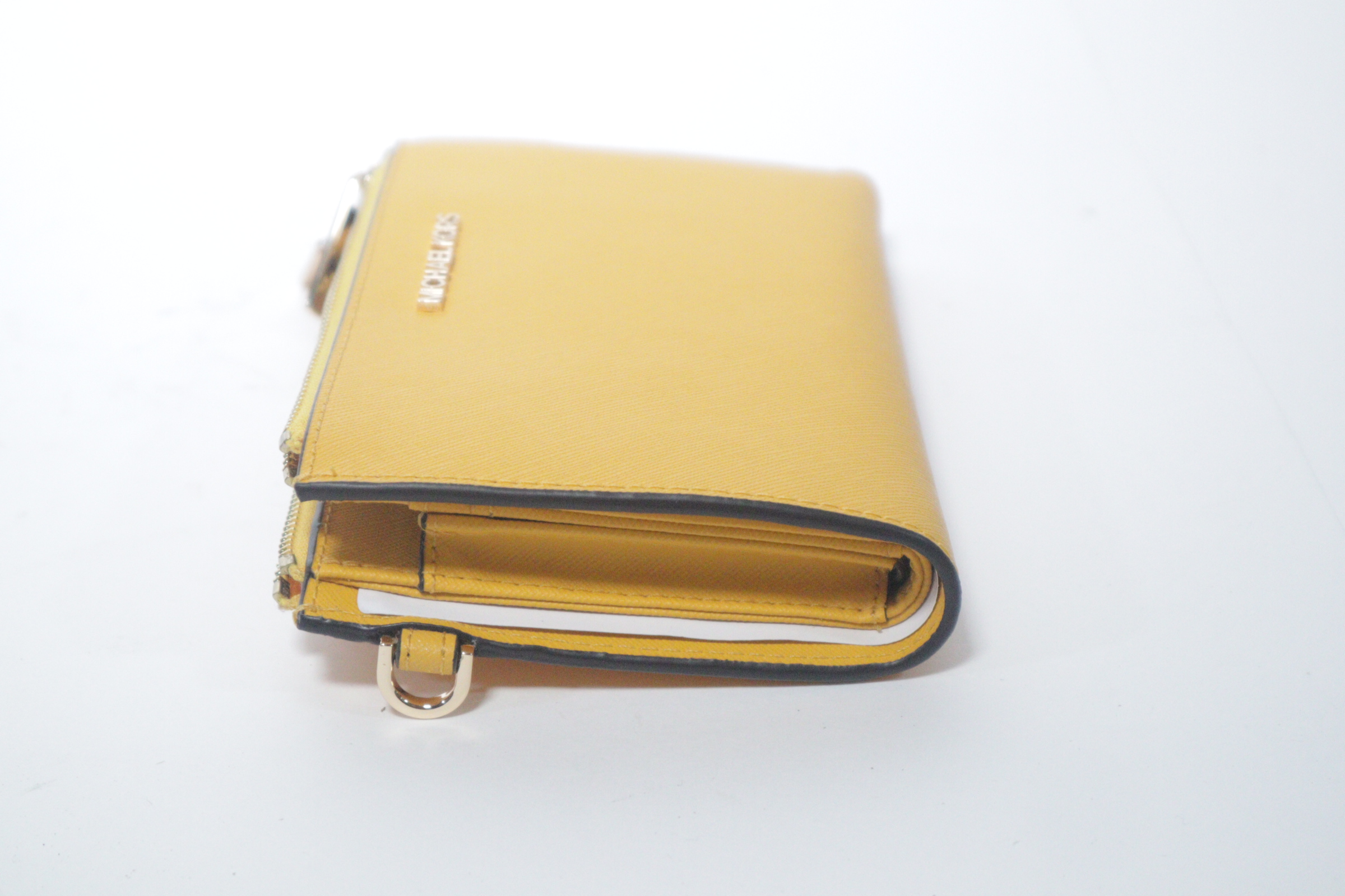 Michael Kors Golden Yellow Jet Set Travel Large Saffiano Leather