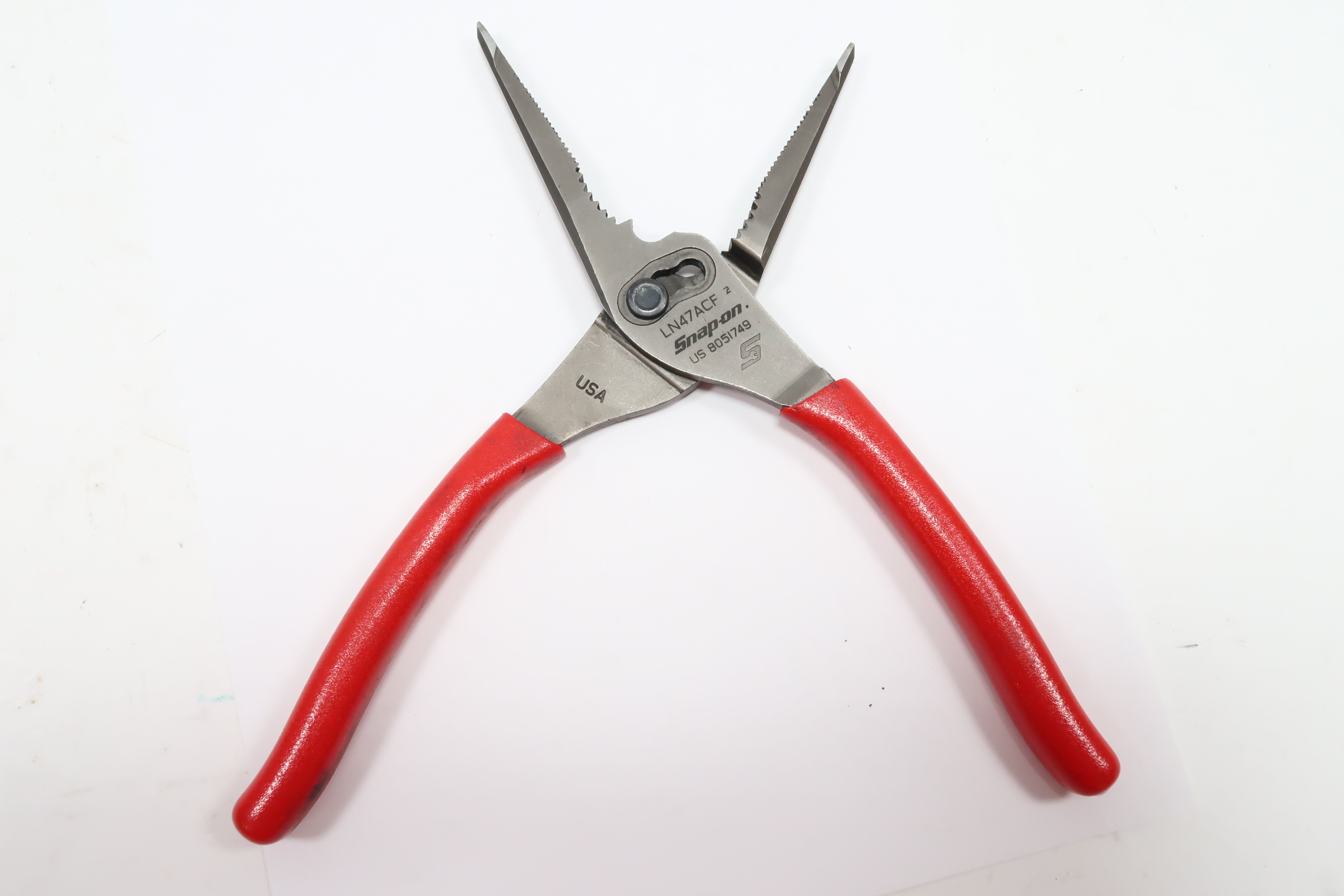 Snapon Tools LN47ACF 9" Talon Grip Long Nose Slip Joint Pliers