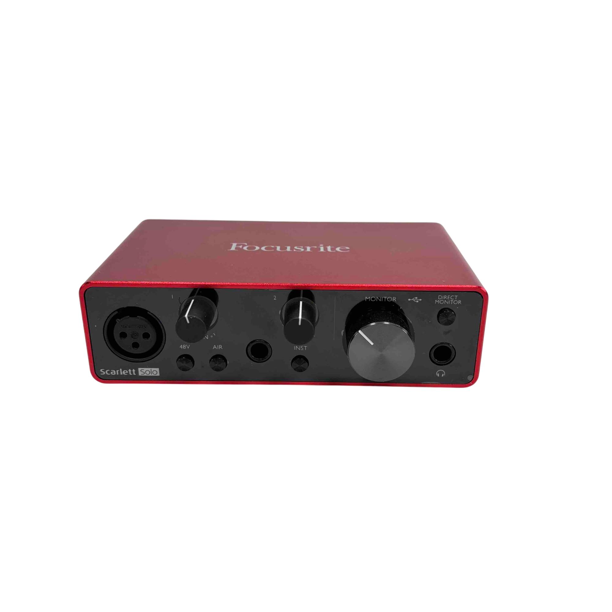 Focusrite Scarlett Solo 3rd Generation USB Audio Interface 4974