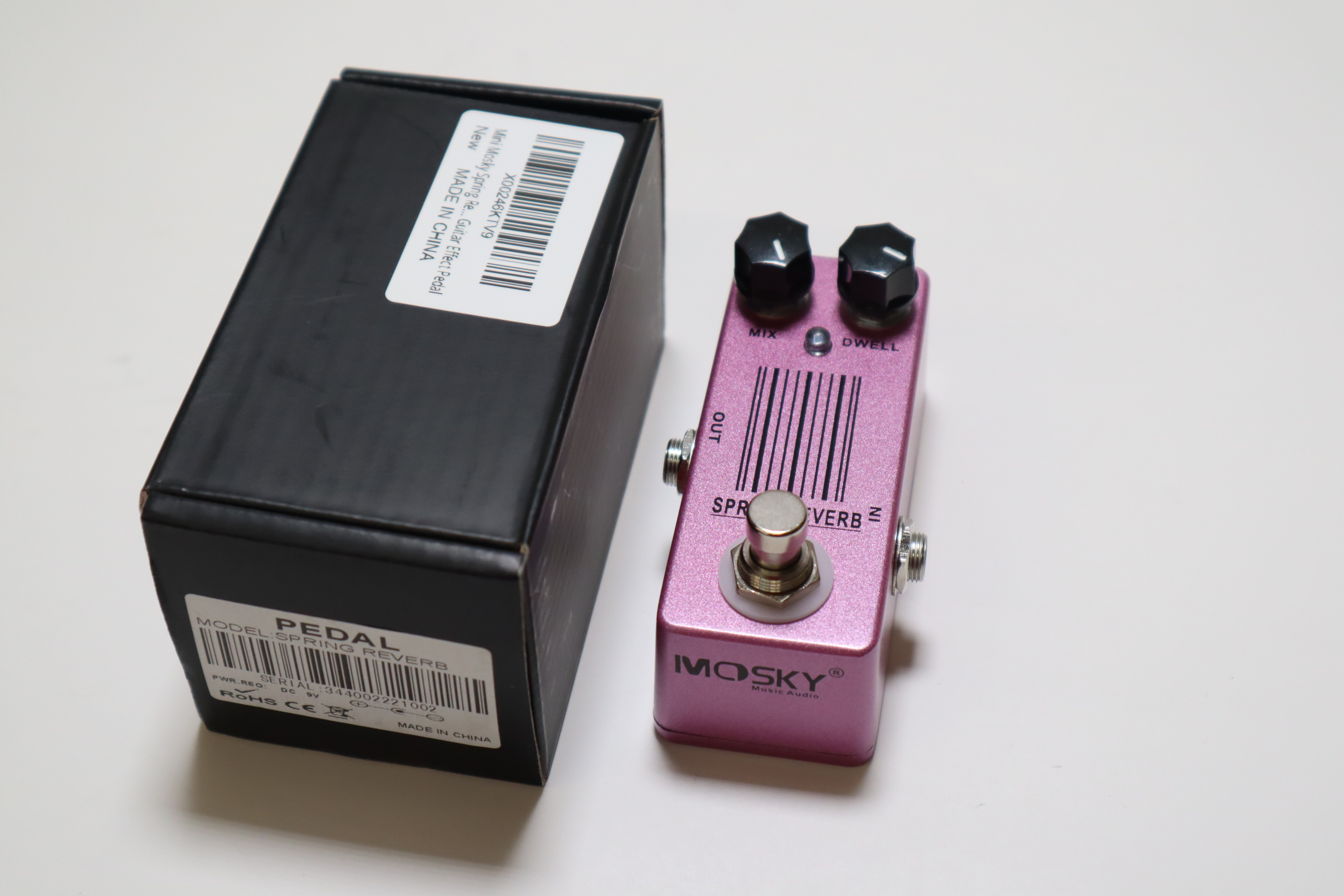 Mosky Spring Reverb Mini Guitar Effect Pedal 9263