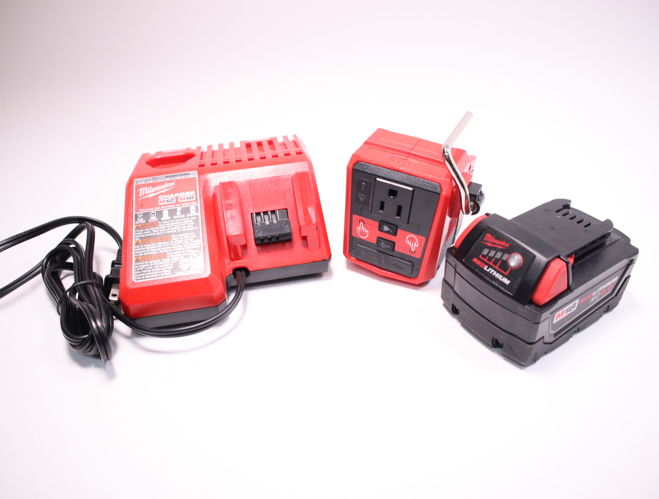Milwaukee m18 sales charger watts