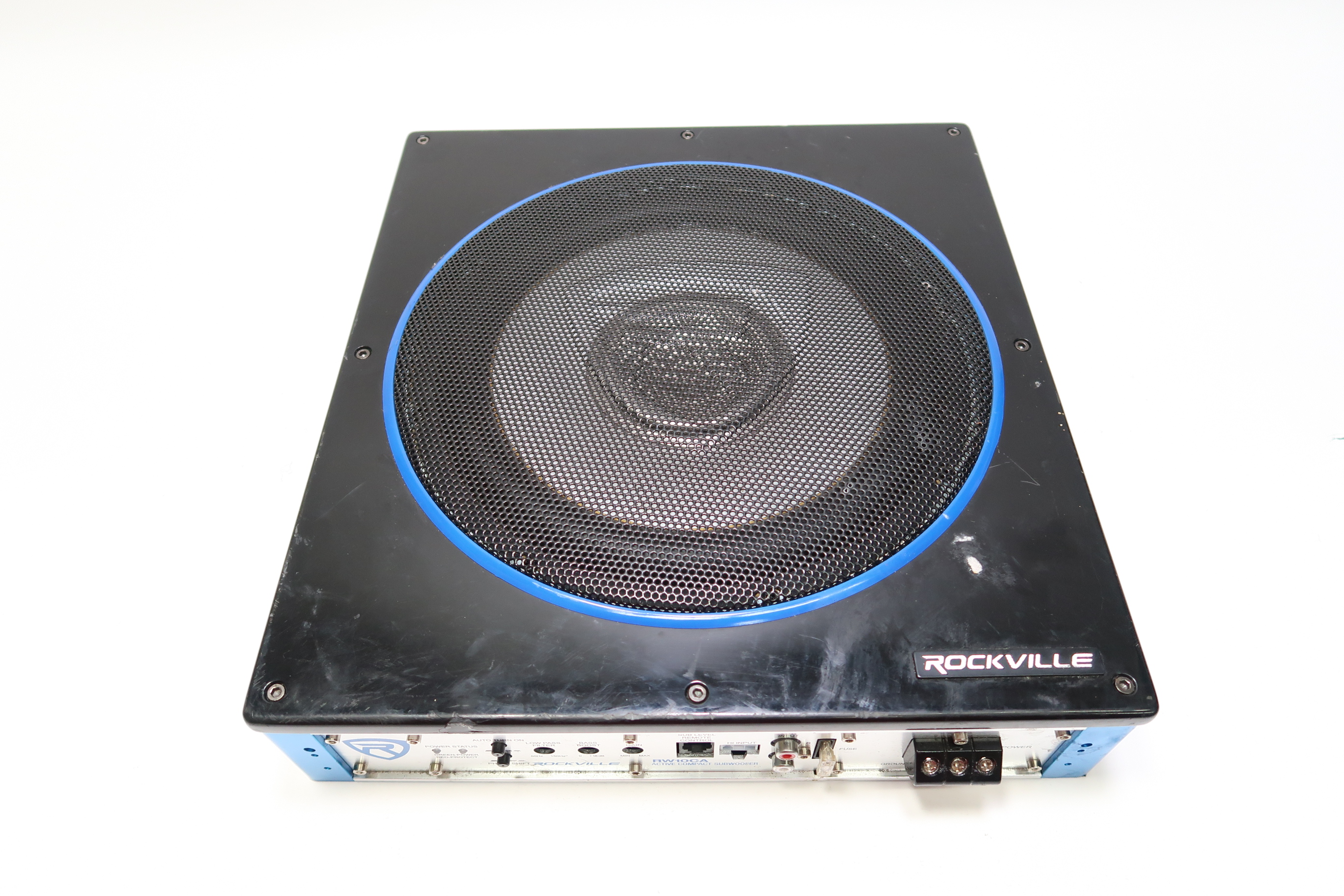 Rockville RW10CA 10" 800 Watt Slim Low Profile Active Powered Car