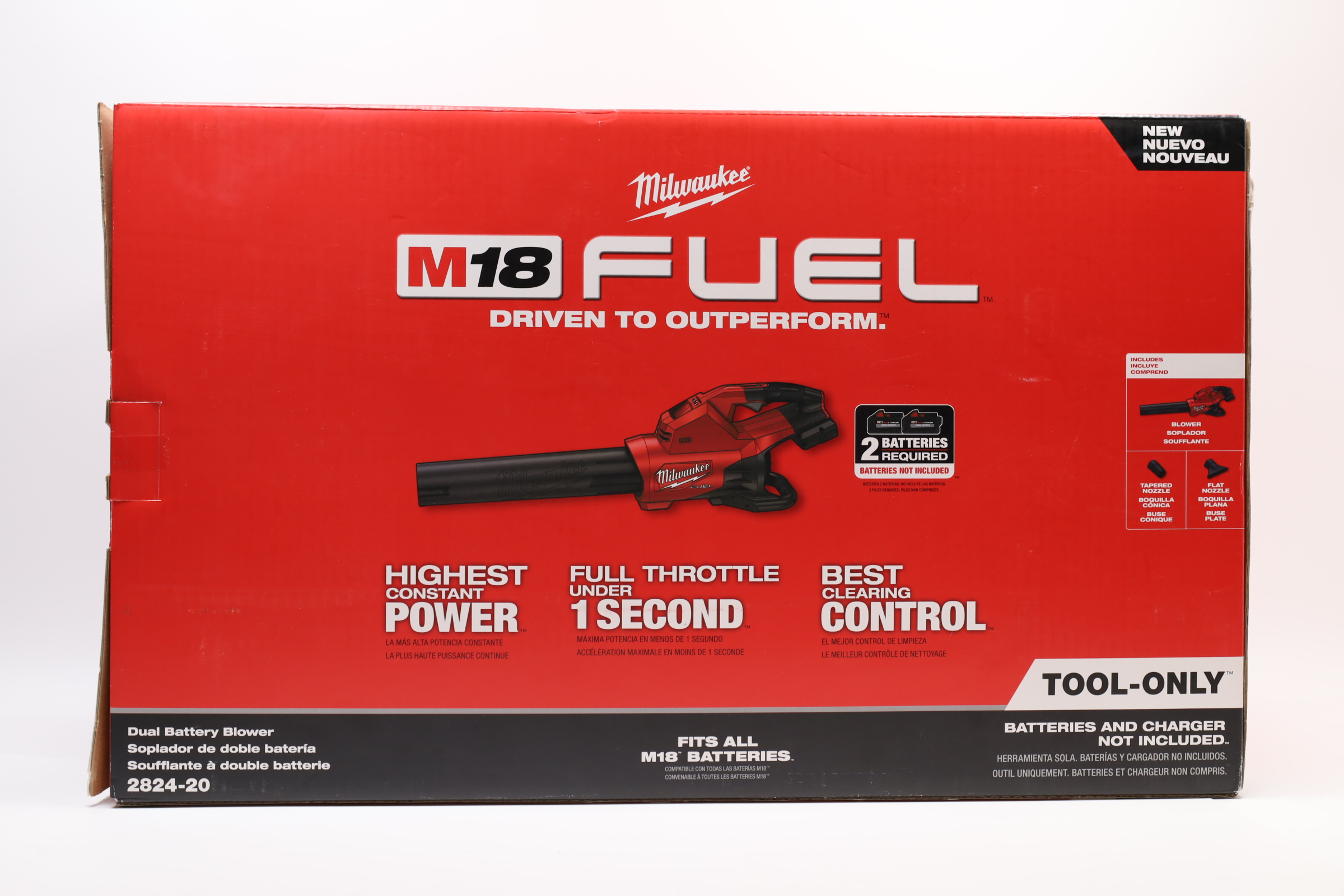 Milwaukee 2824-20 M18 FUEL Dual Battery 18V Brushless Cordless Handheld ...