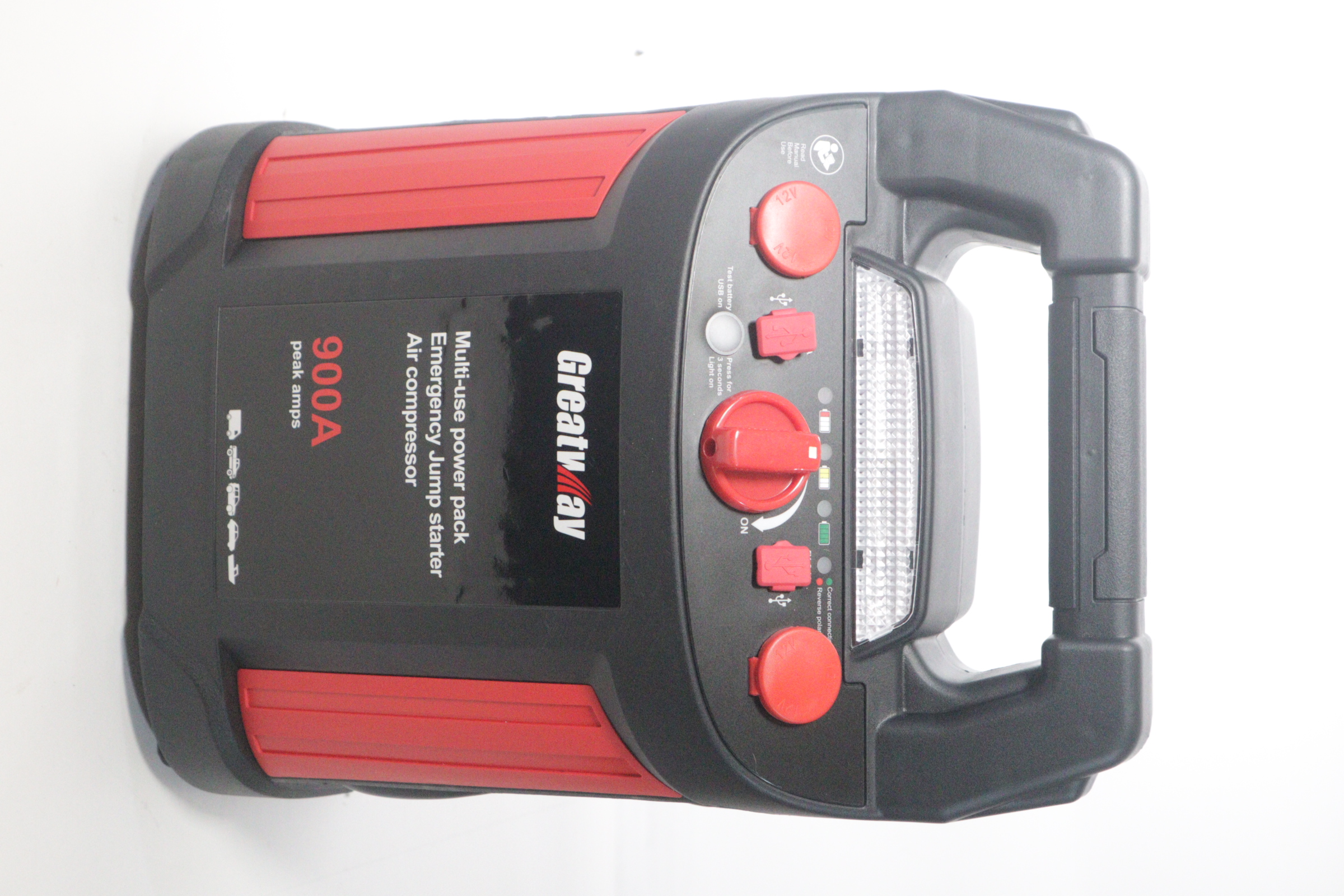 BatteryGuy 2412 900 Amp Battery Jumper/Air Compressor Jump - Want It All