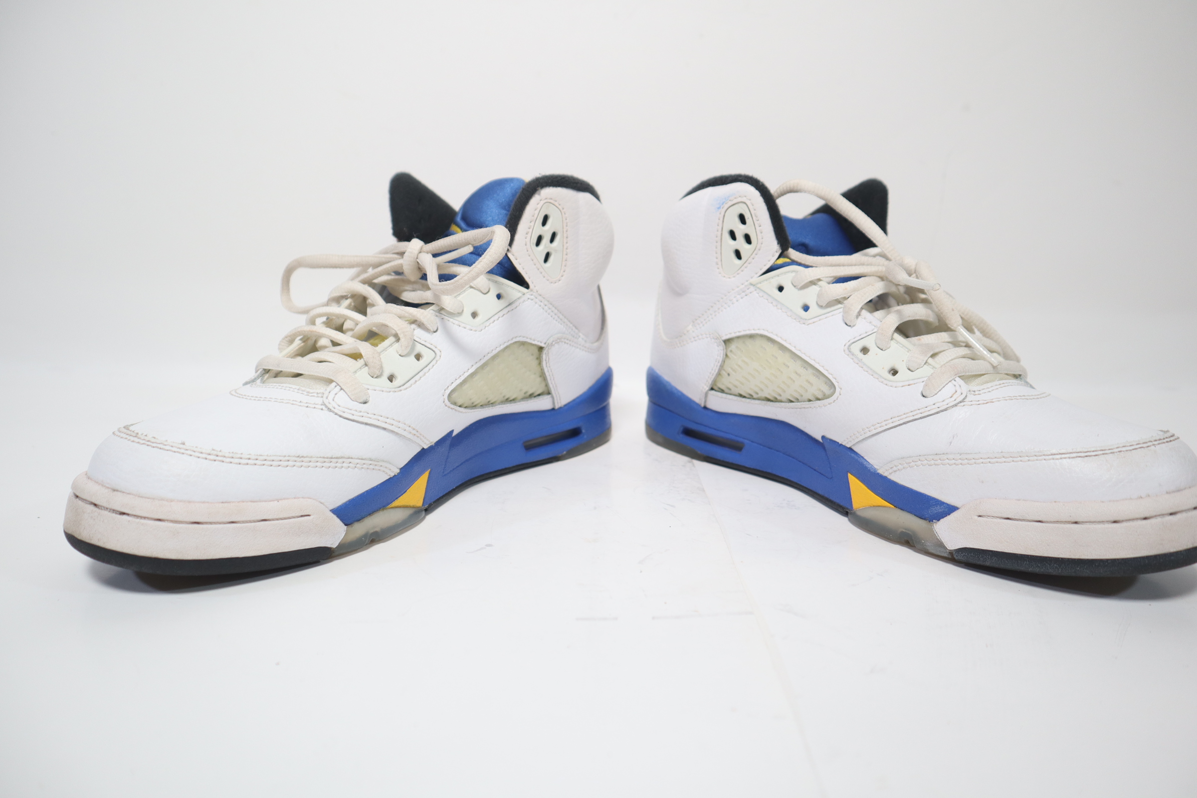 Nike Jordan 5 Retro Laney 440888-189 (2013) (GS) White/MZ-Black Boys Shoes  Sz6.5