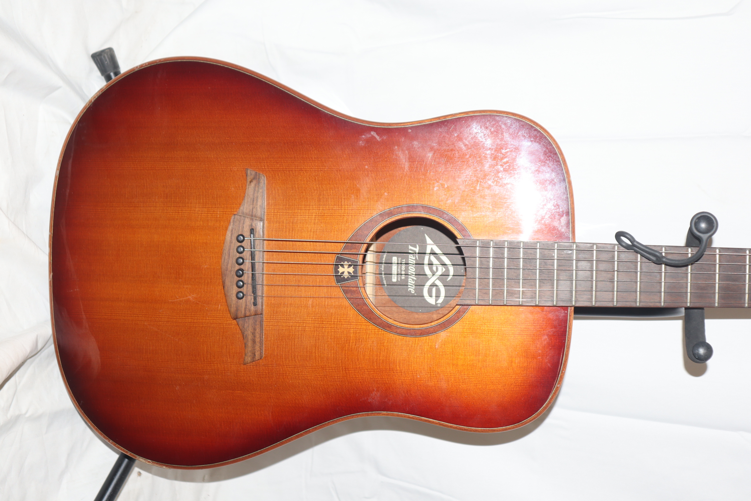 LAG Tramontane T100D-BRS Brown 6-String 20-Fret Dreadnought Acoustic ...