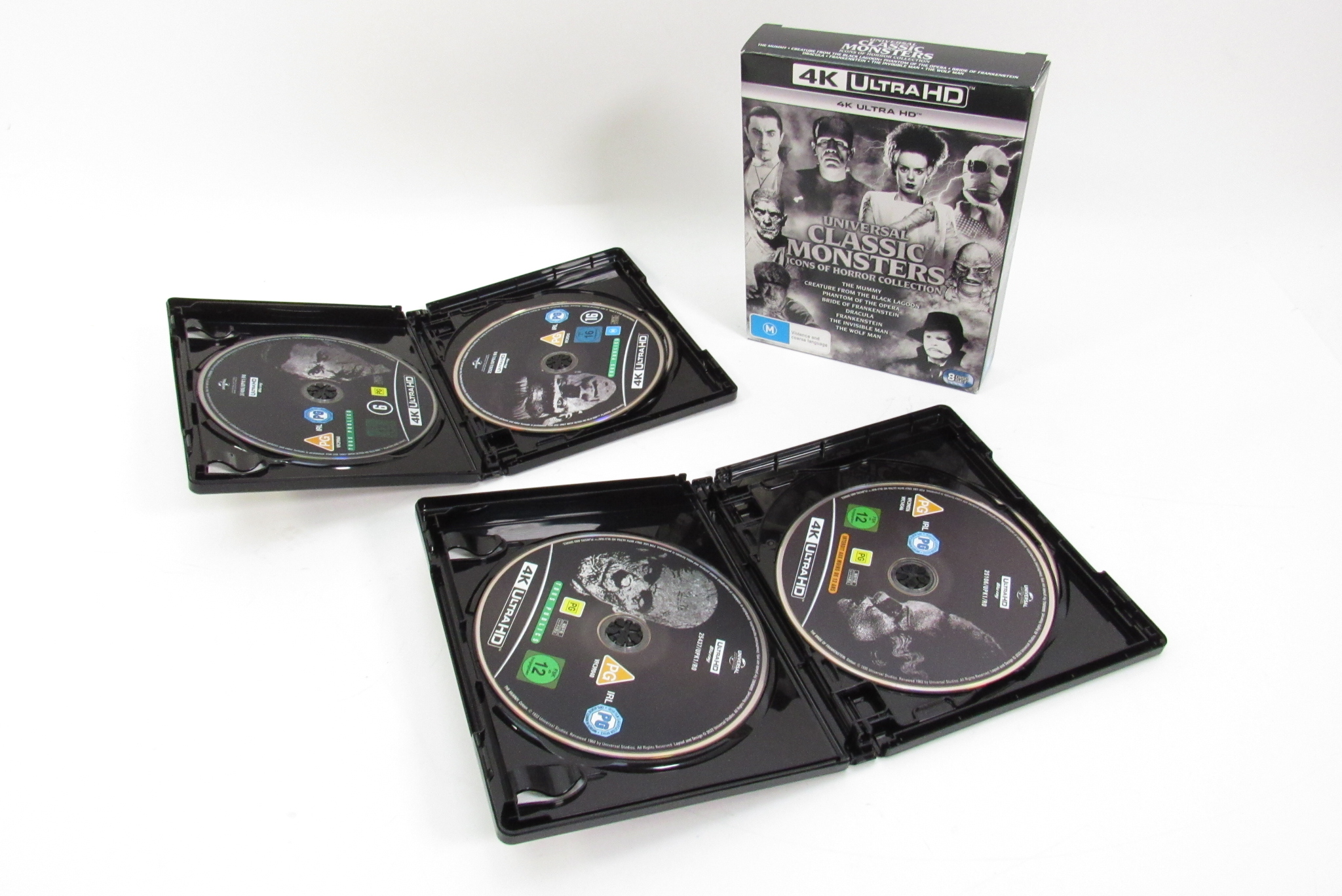 Universal Classic Monsters Icons of Horror 4K Ultra HD Blu-ray Collection