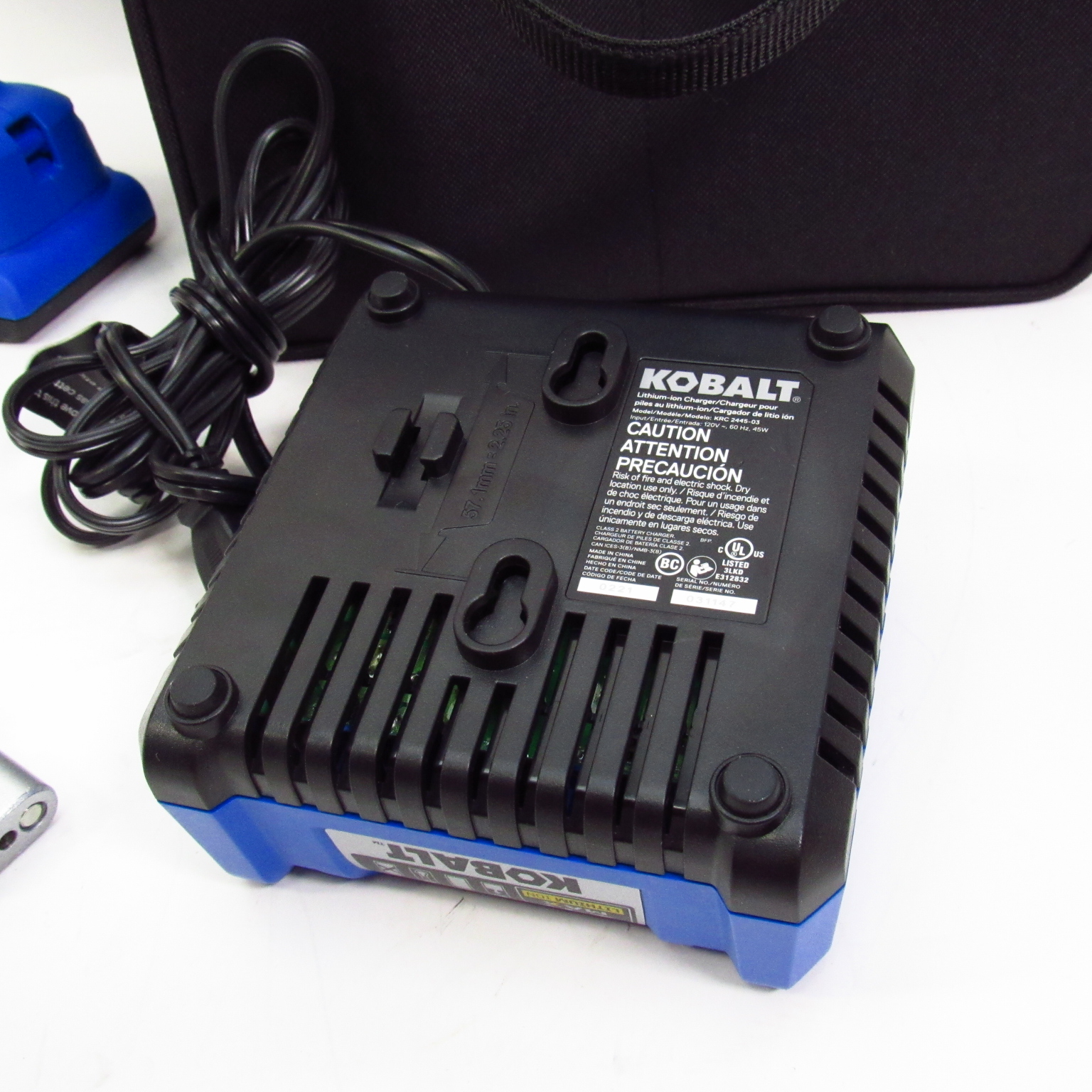 Kobalt KDD 524B03 24V Lithiumion 1/2'' Drive Brushless Drill/Driver Kit