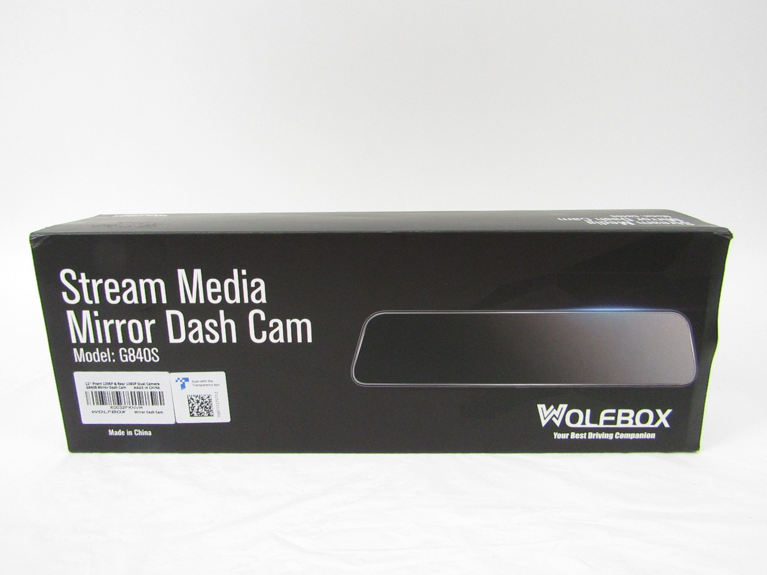 Wolfbox G840S Stream Media Mirror Dash Cam